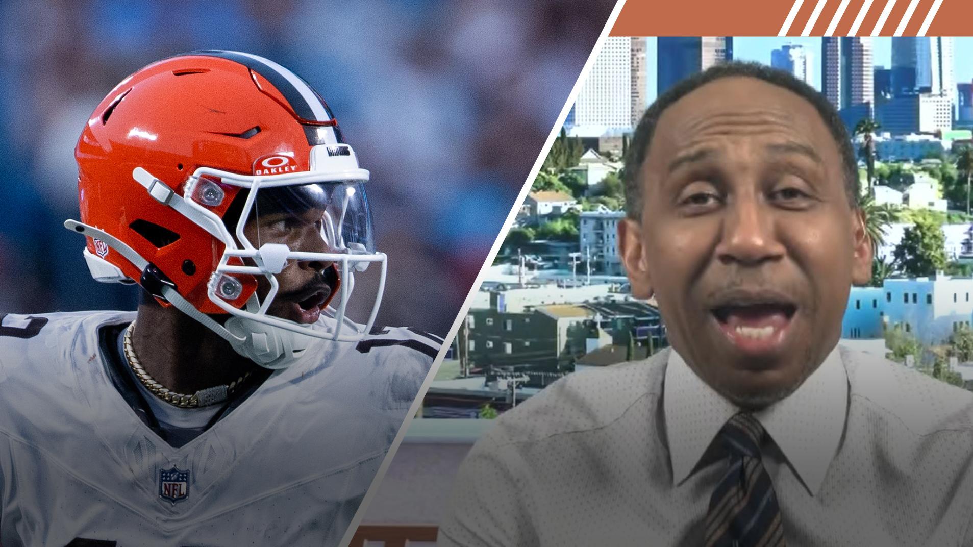 Stephen A.: Shedeur showed 'flashes of potential' for Browns