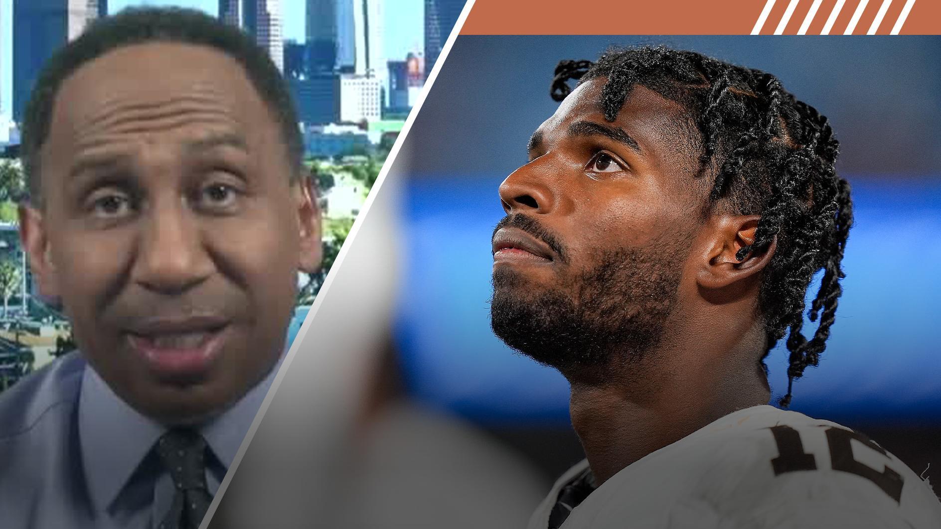 Stephen A.: Shedeur Sanders' oblique injury is a set back