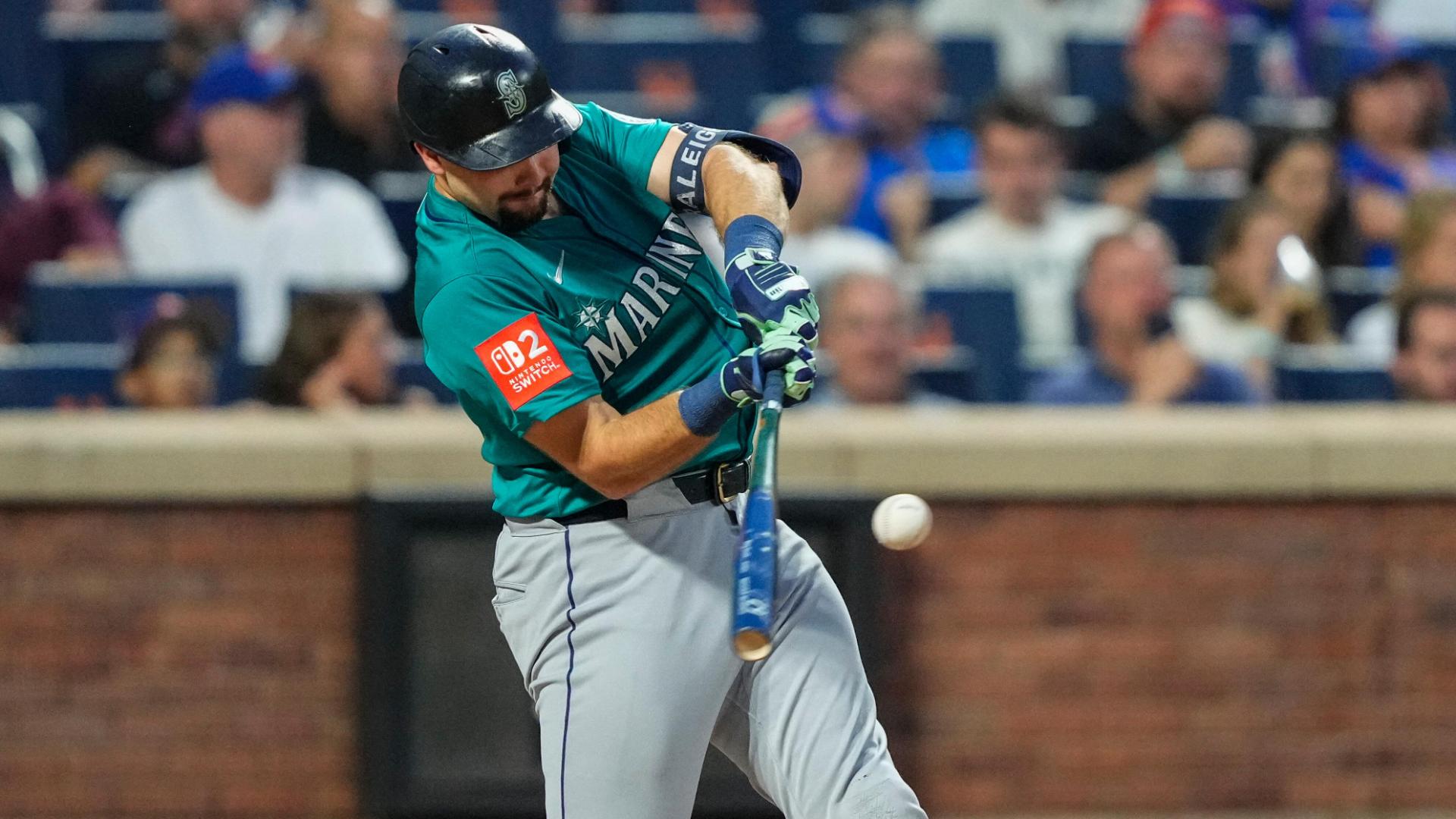 Cal Raleigh is first to 100 RBIs with his 46th HR