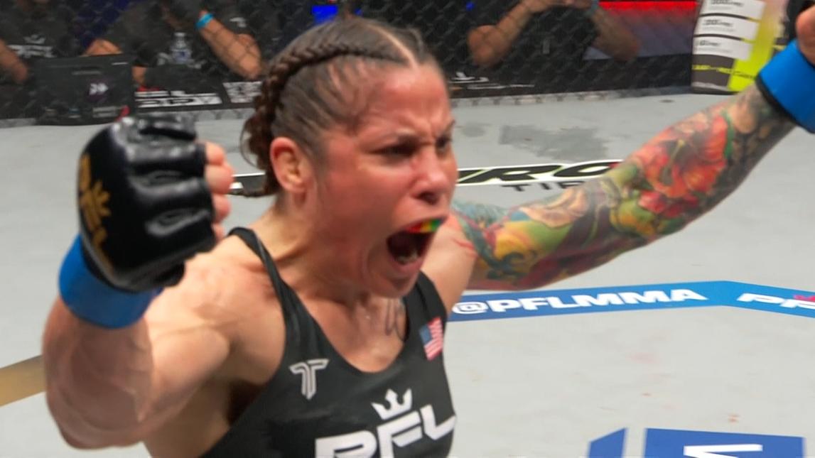 Liz Carmouche gets big KO to win women's flyweight tournament