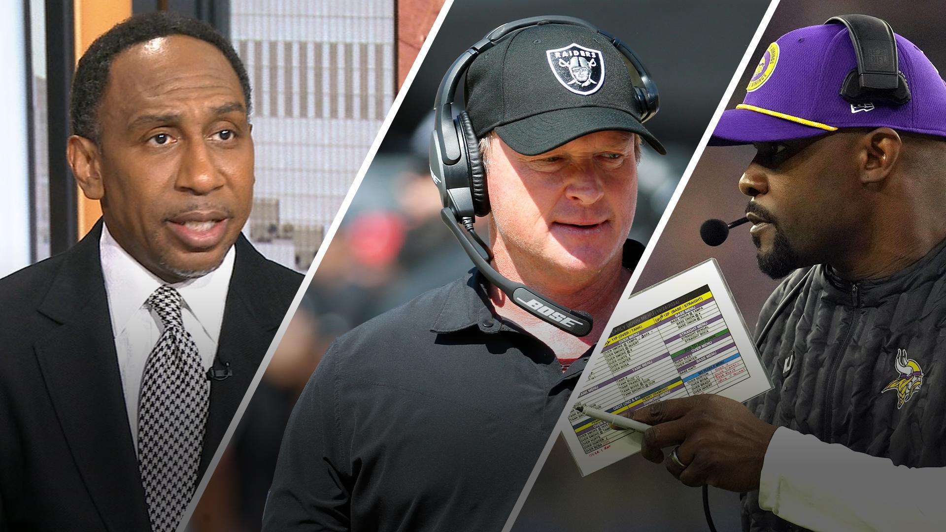 Stephen A.: Brian Flores and Jon Gruden will be head coaches again