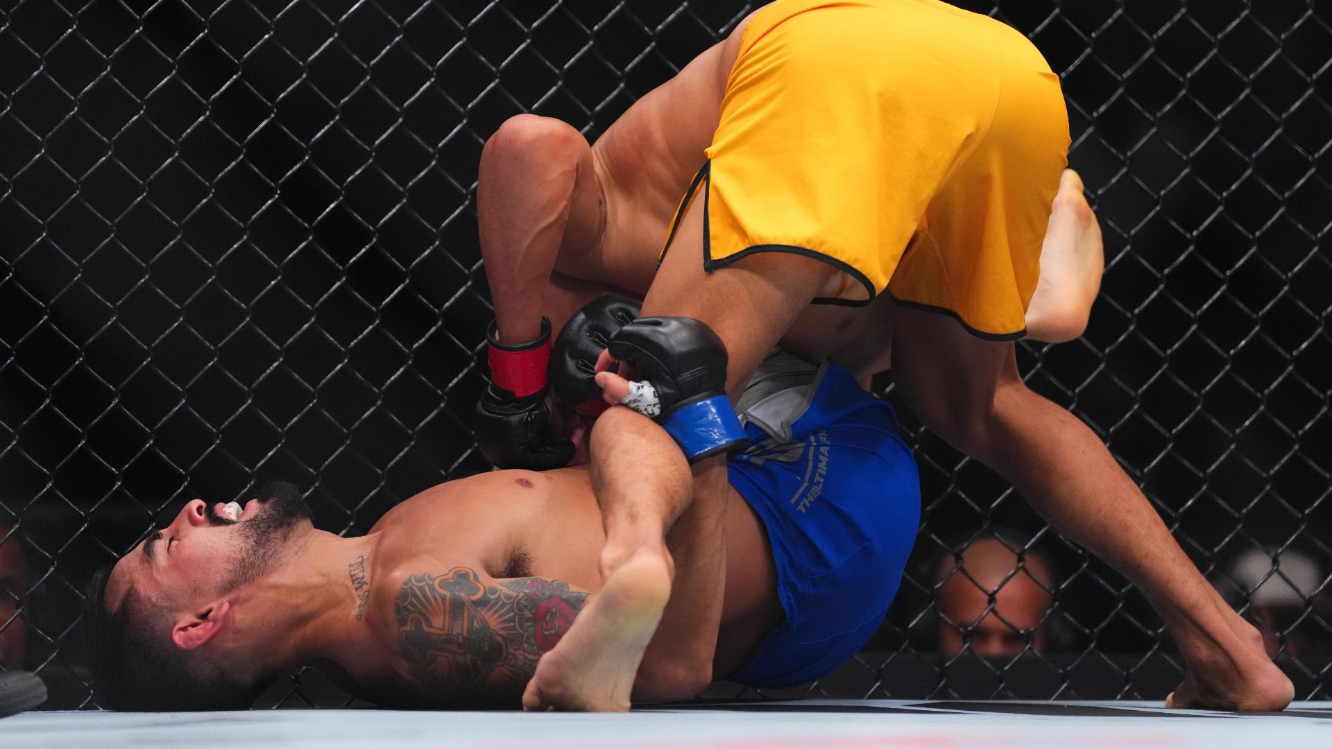 Joseph Morales kicks off UFC 319 with a submission victory