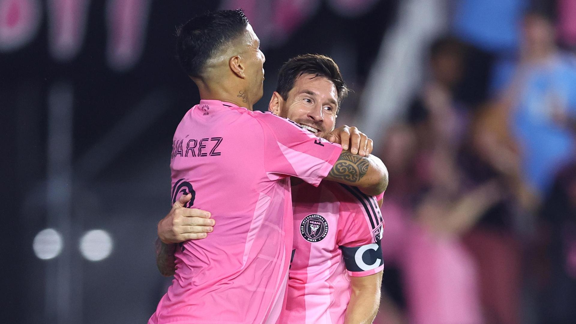 Messi's sensational backheel pass sets up Suarez's goal