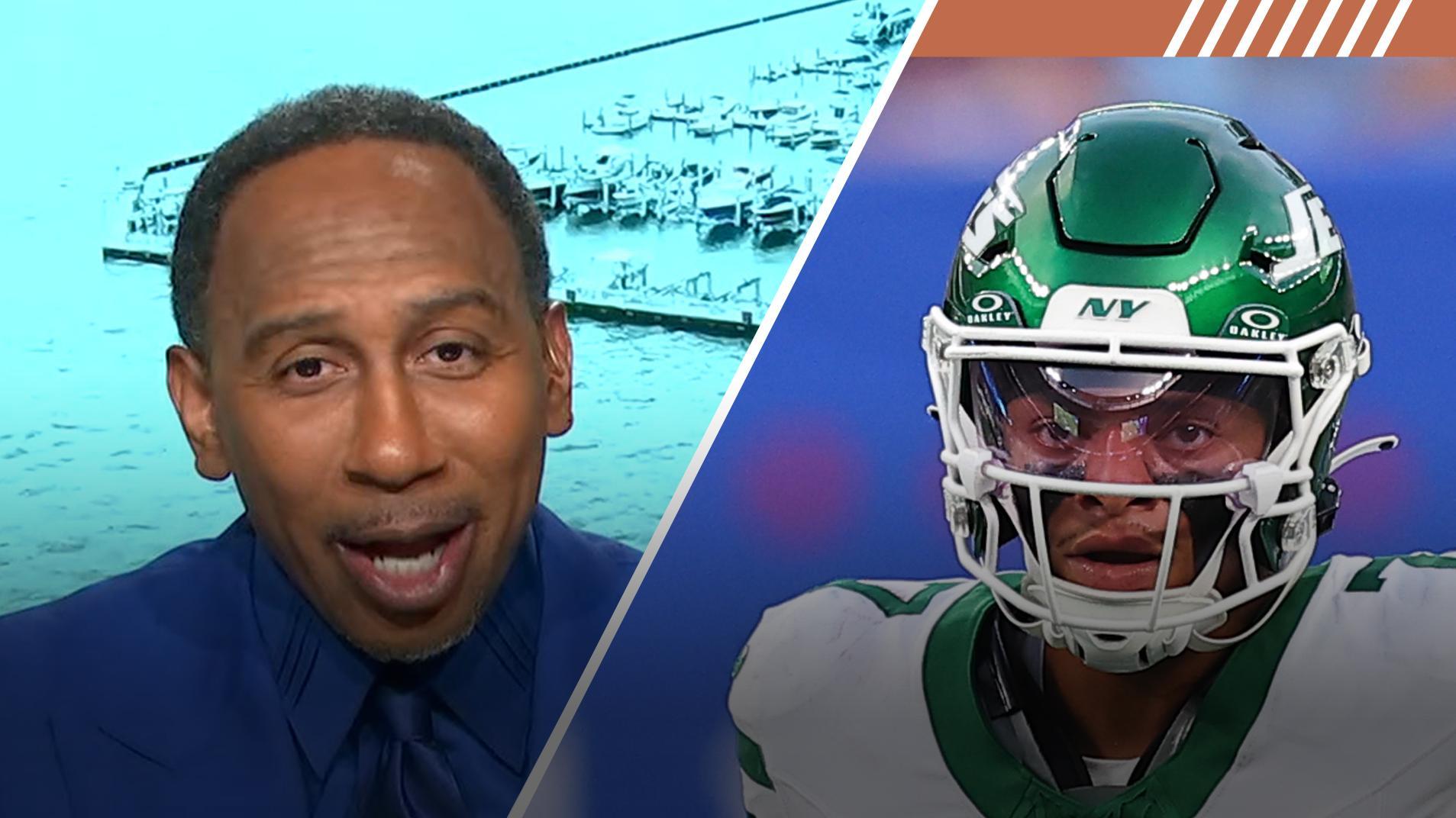 Stephen A. laughs at Dan Orlovsky's Jets take
