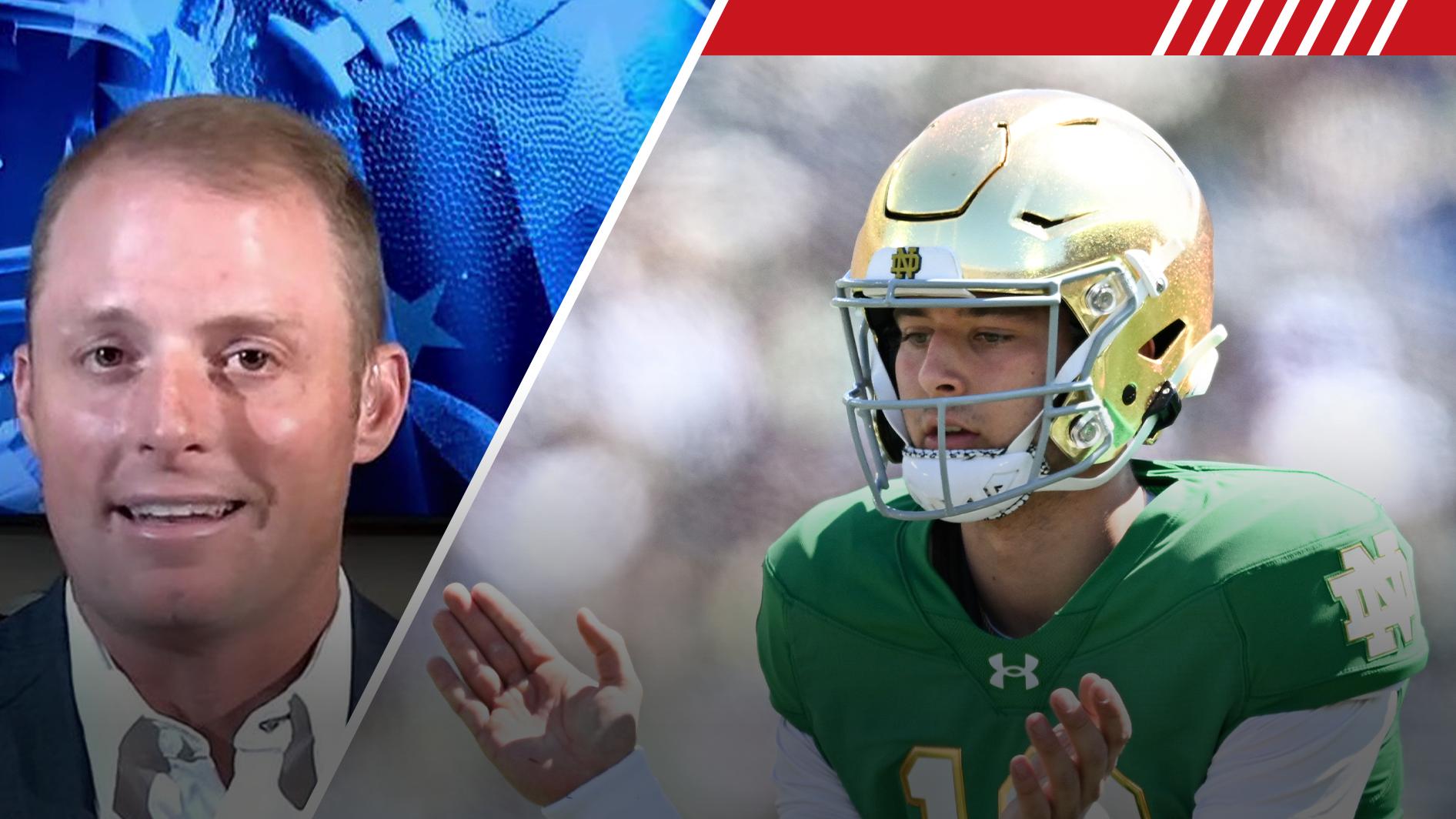 Why CJ Carr as starting QB is a great sign for Notre Dame