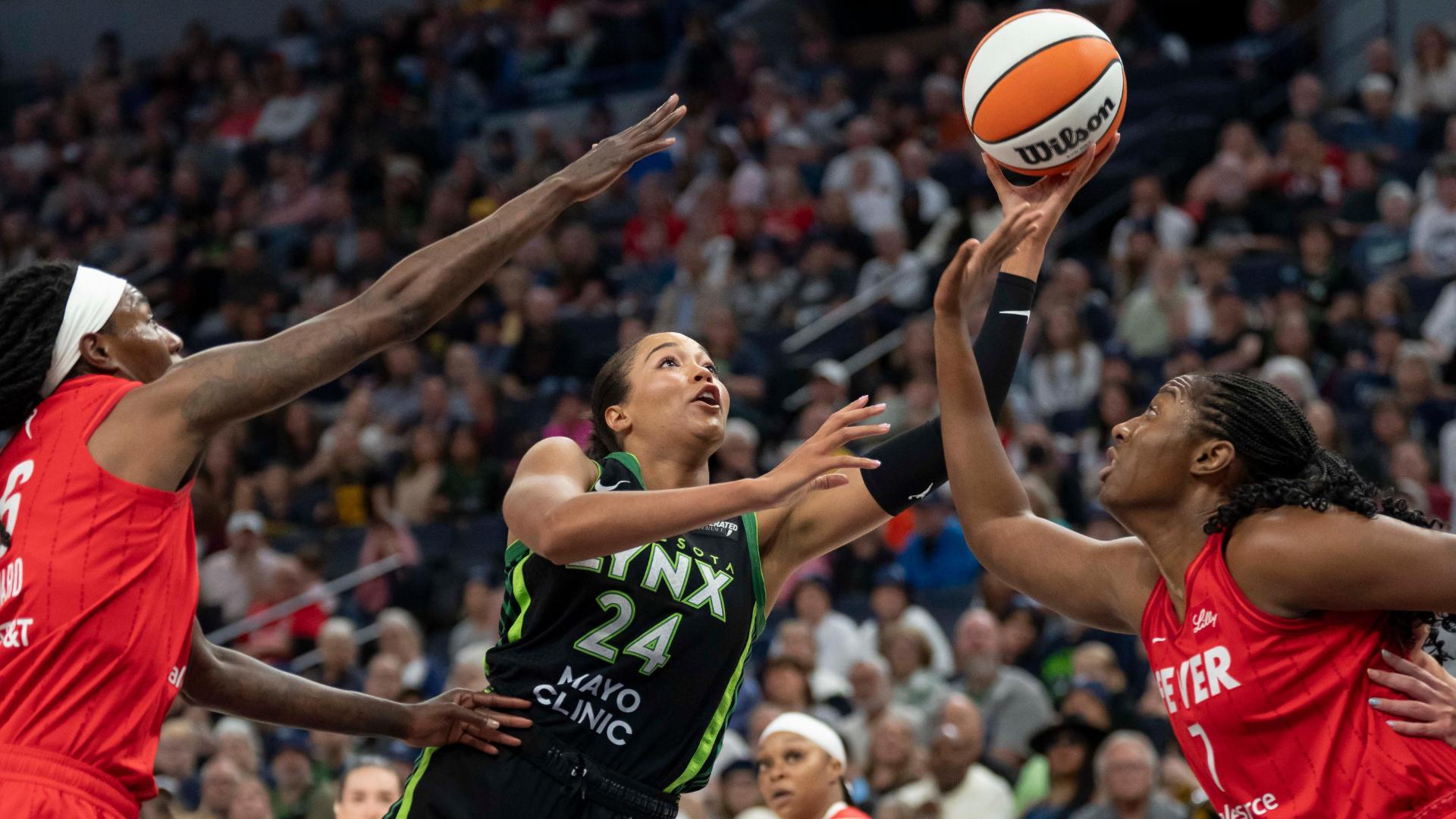 Napheesa Collier scores 32 in return for Lynx