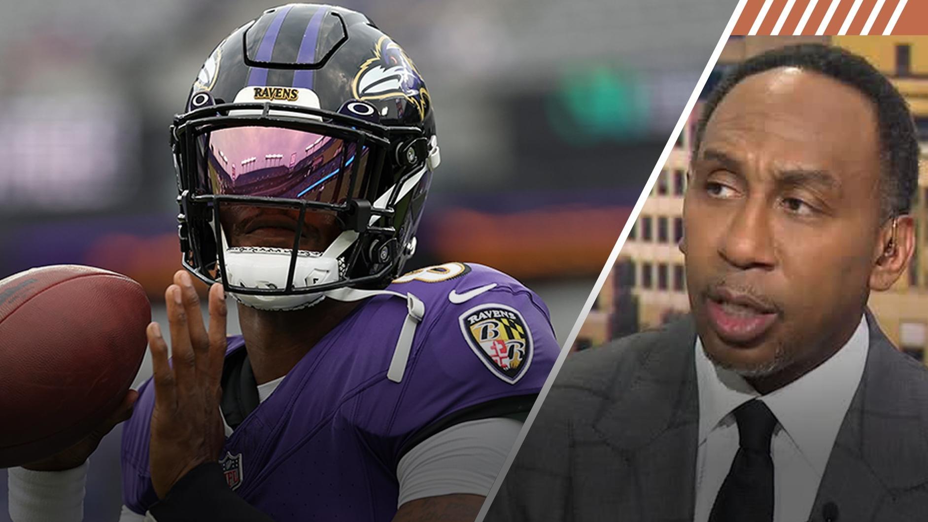 Stephen A. gives Mad Dog an earful over Lamar Jackson

