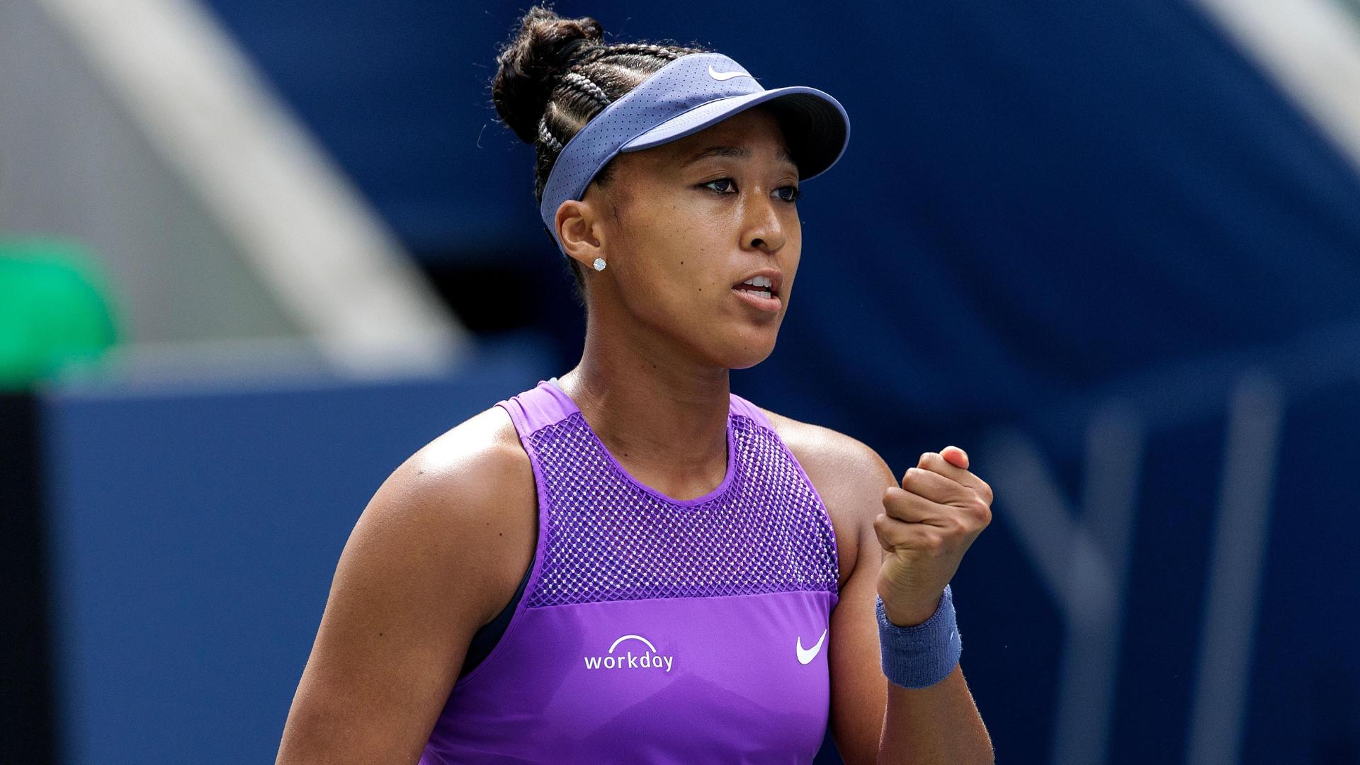 Naomi Osaka wins in straight sets at US Open