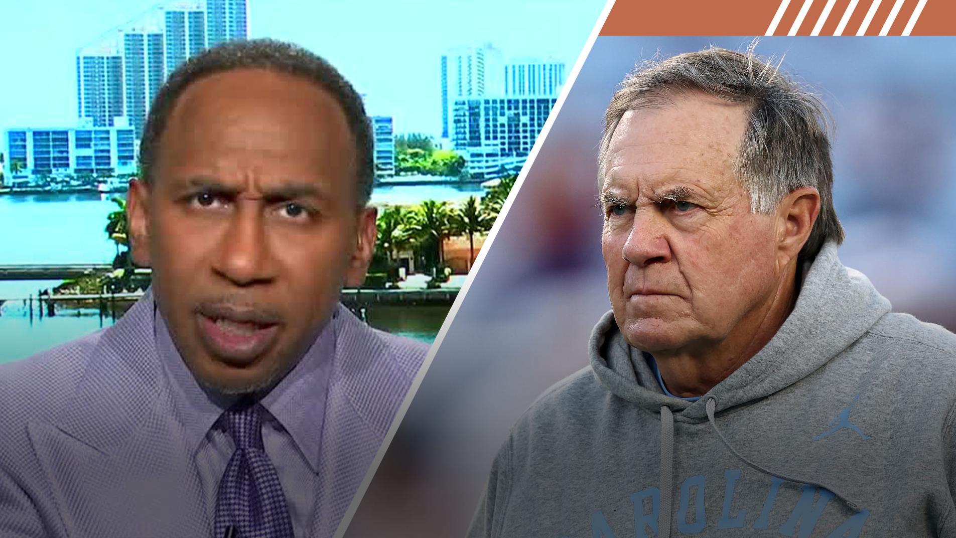Stephen A. rips Belichick's UNC coaching debut