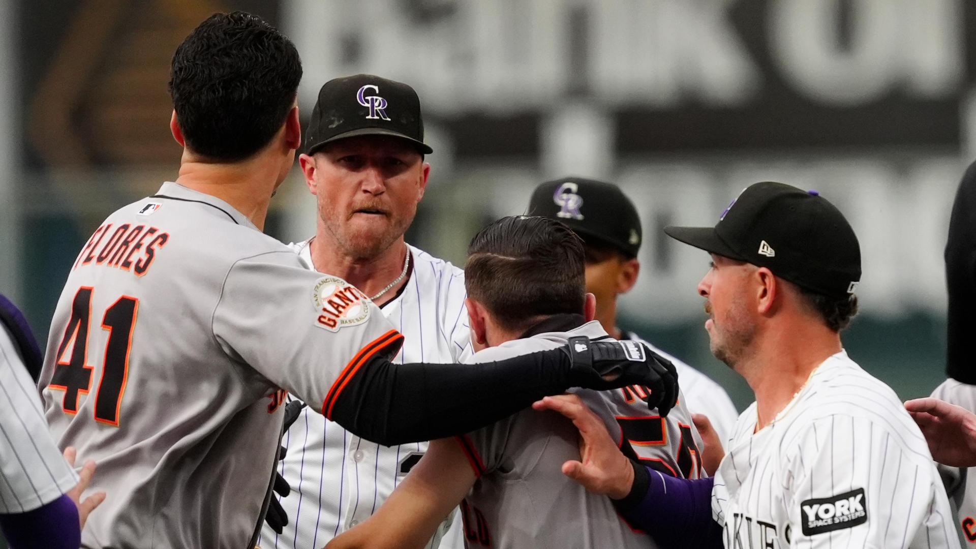 Benches clear after Freeland-Devers exchange