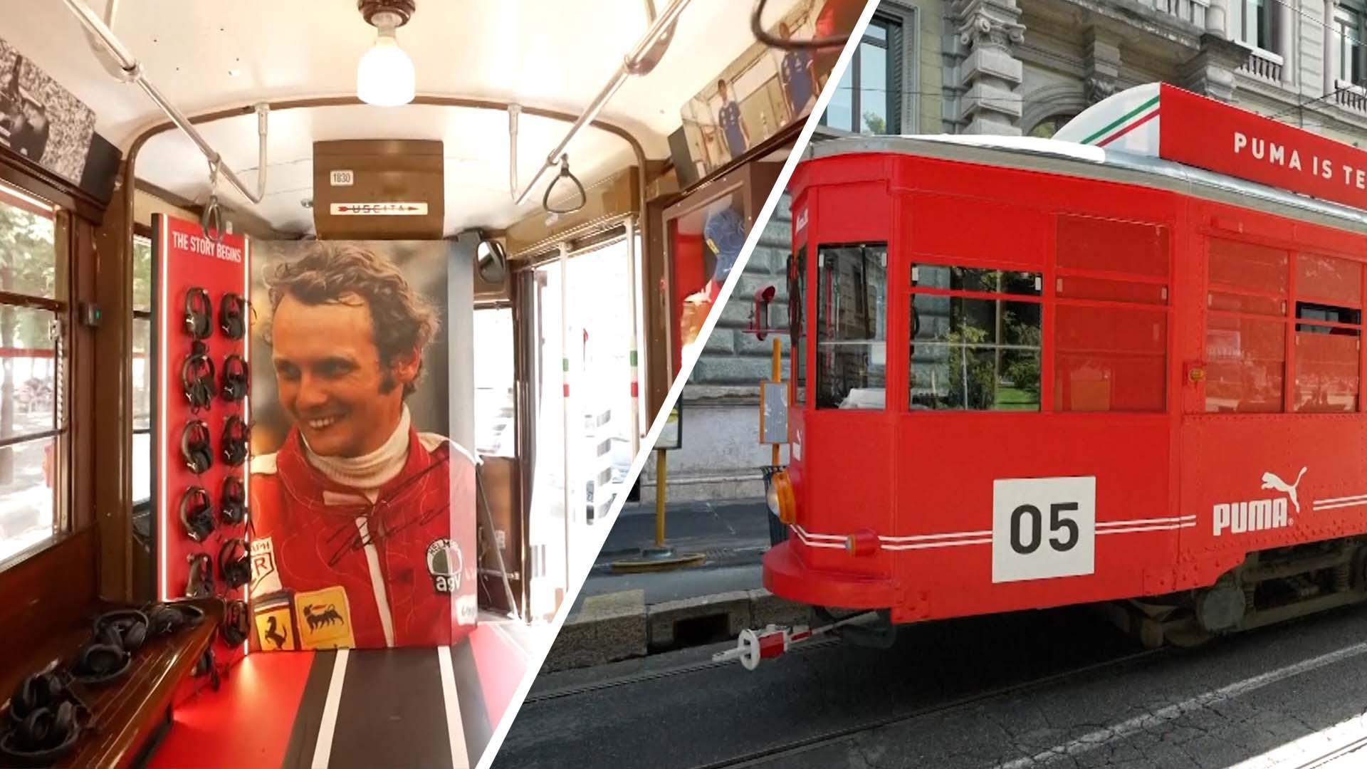 Ferrari celebrate 50th anniversary of Lauda's first title with 'Tifosi Tram'