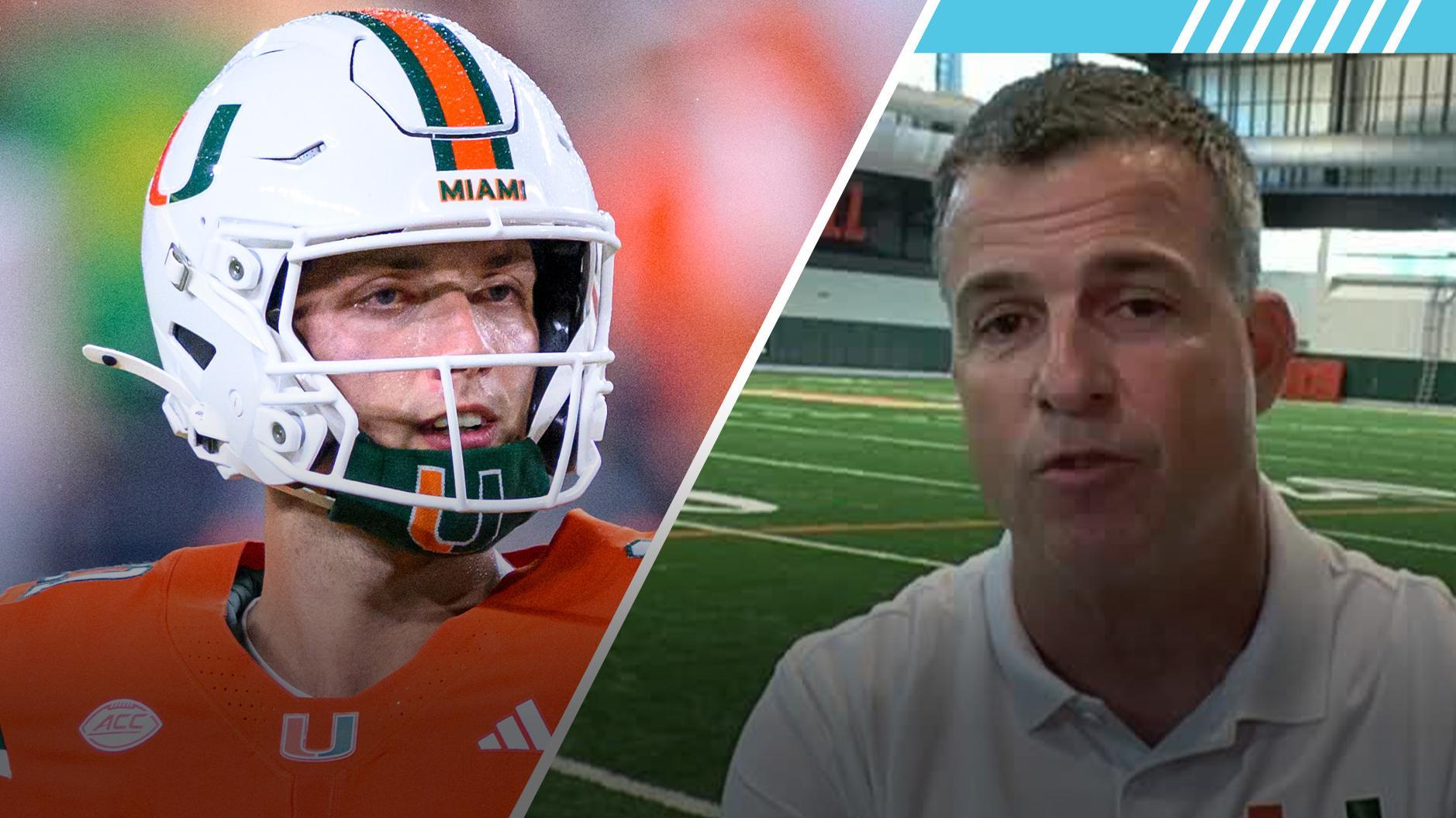 Mario Cristobal: Carson Beck 'just fits' as Miami's new QB1
