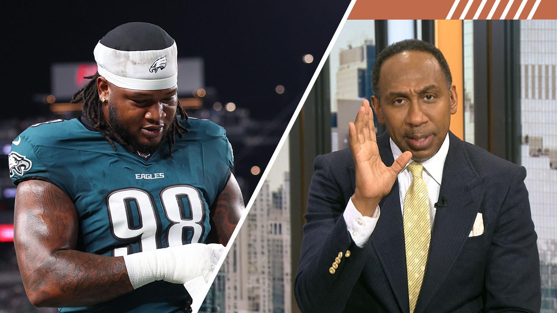Stephen A. calls Jalen Carter spitting 'the dumbest possible thing'