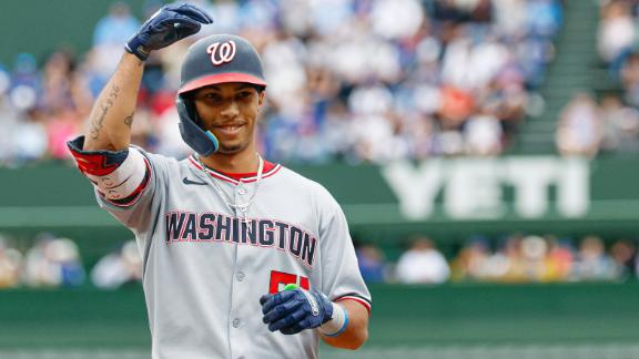 Nationals Rookie Daylen Lile Leads NL Rookies in Key Stats