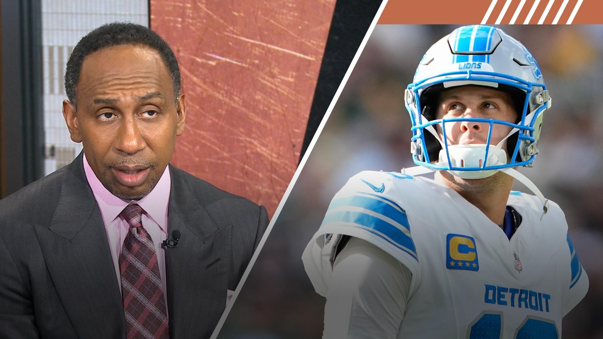 Stephen A.: Nobody expected this drop-off from the Lions