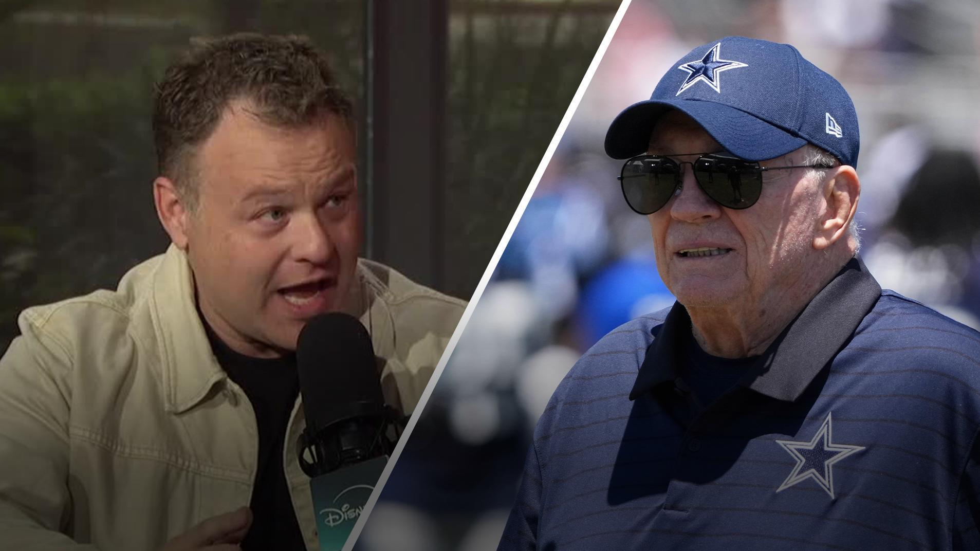 Frank Caliendo gives his best impersonation of Jerry Jones trading Micah Parsons