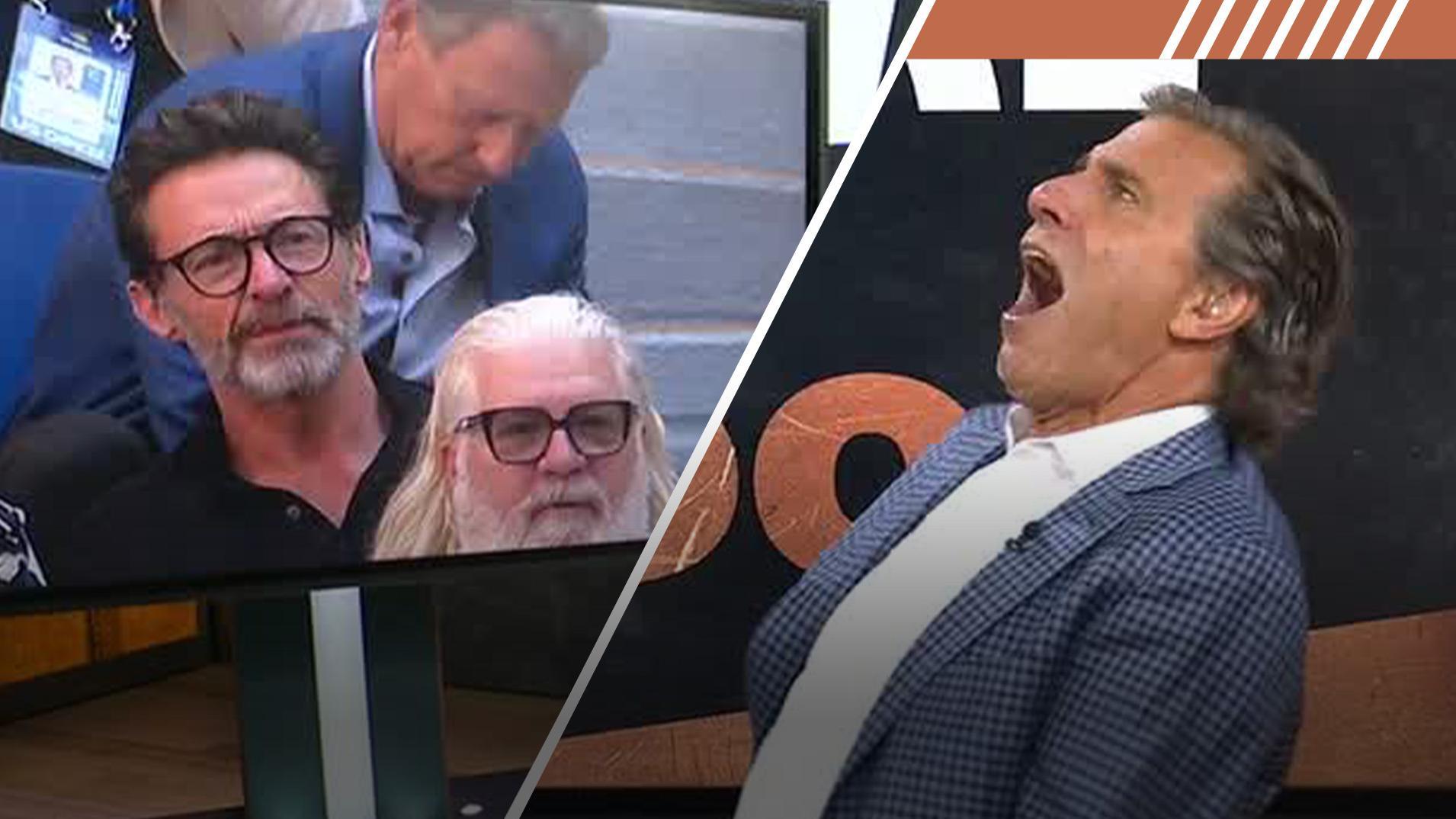 Mad Dog flips out over celebrities at US Open final