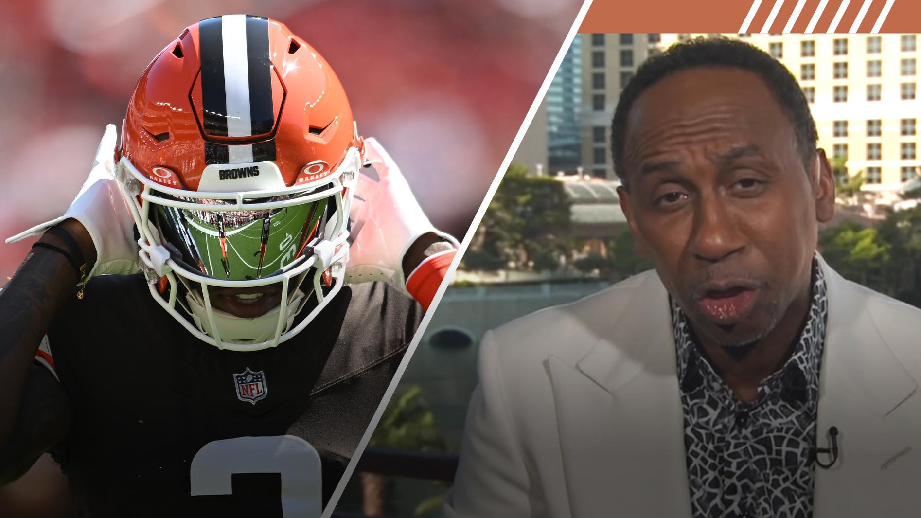 Stephen A. can't believe Browns players are commenting on Ravens