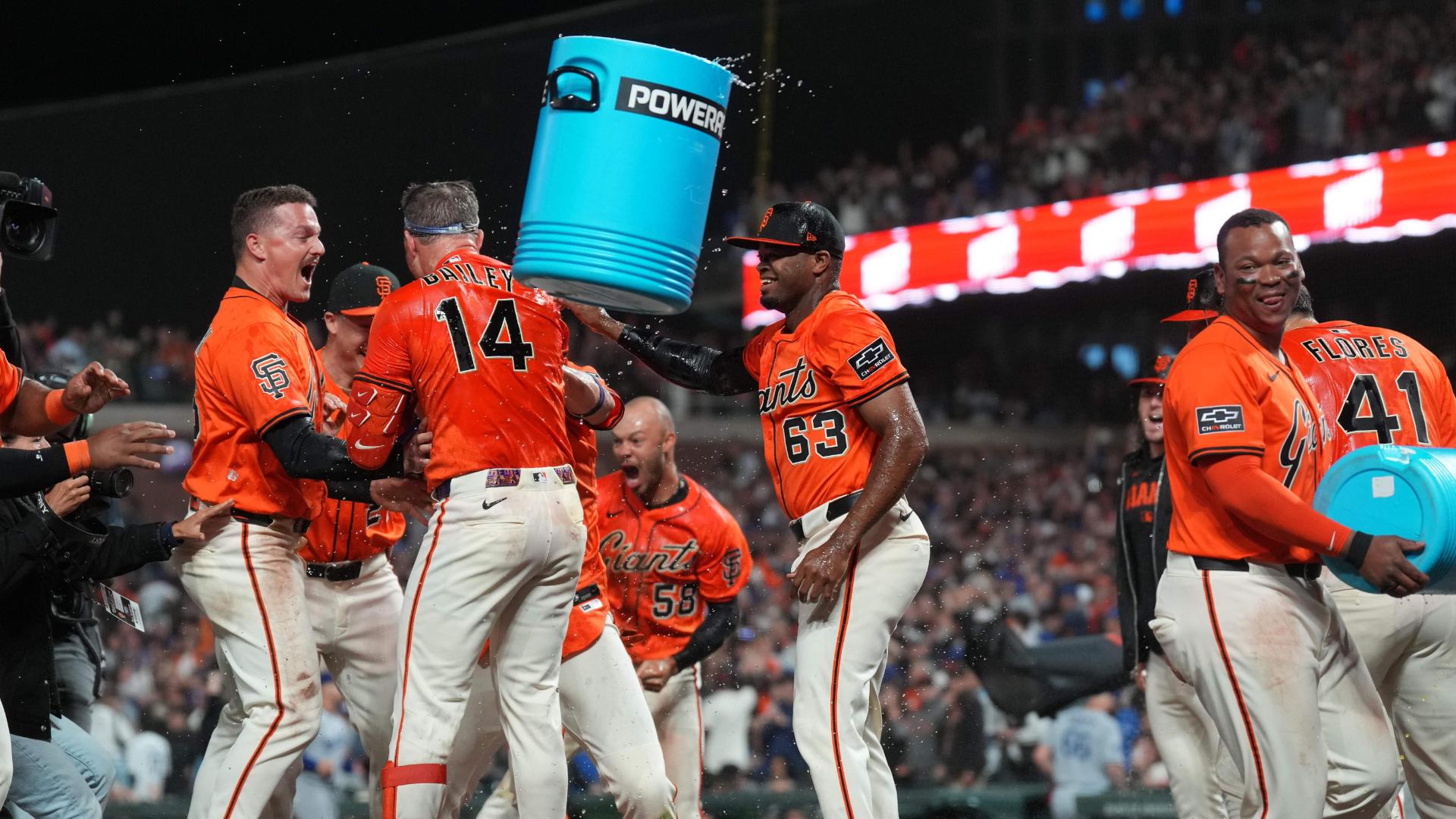 Giants win it on Patrick Bailey's walk-off grand slam in 10th