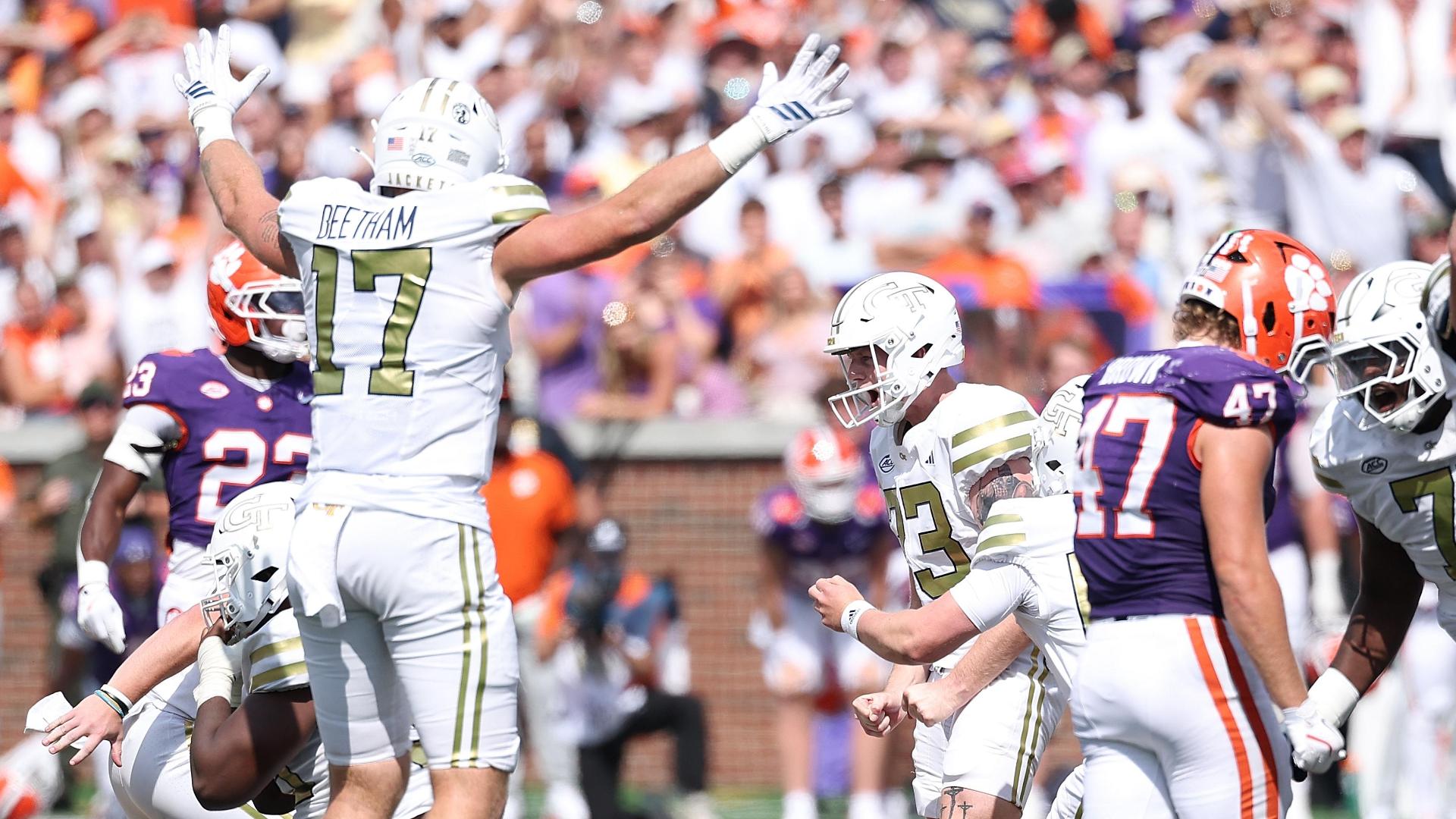 Georgia Tech kicks game-winning FG to spark wild celebrations