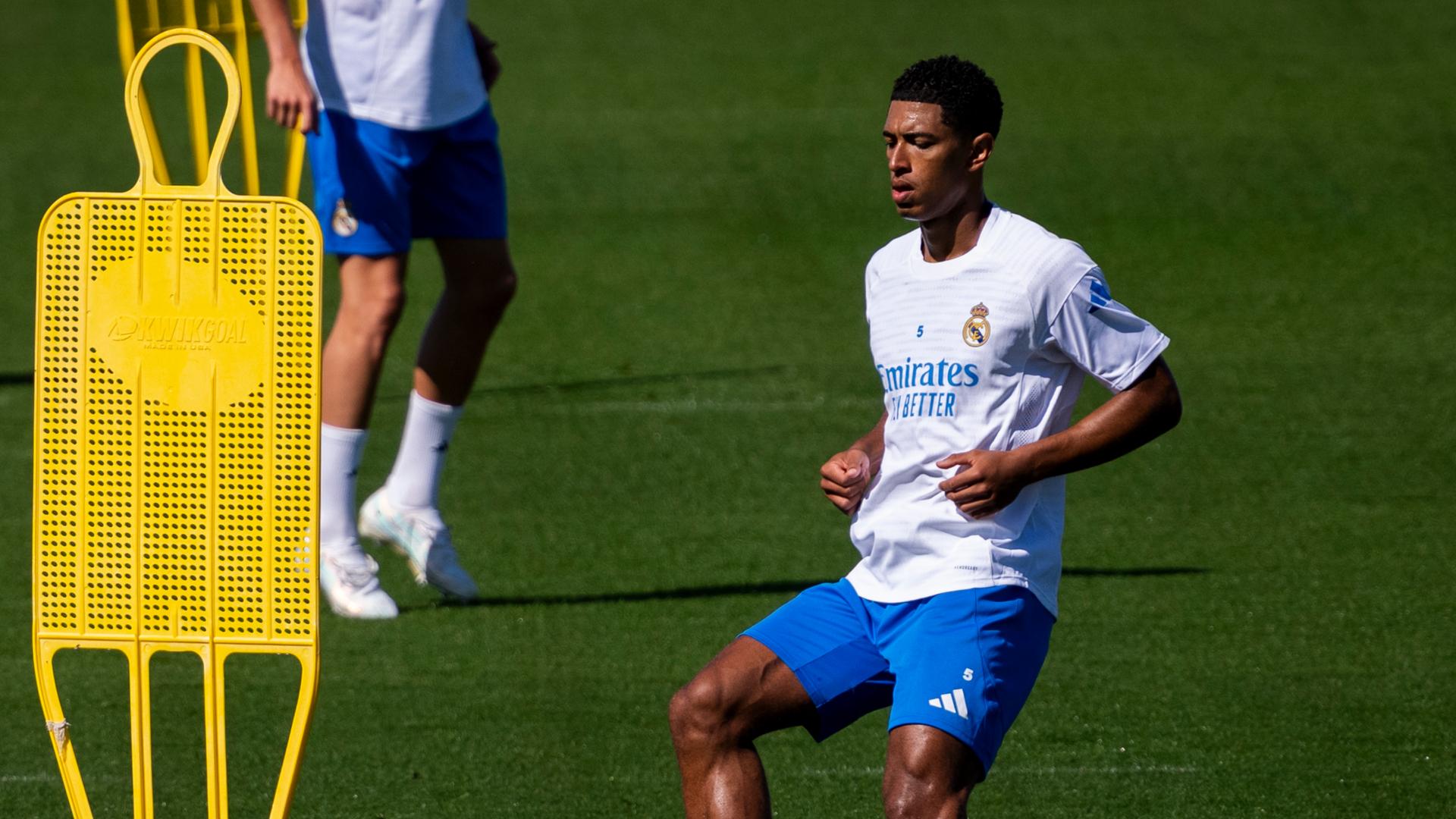 Bellingham trains ahead of Champions League return for Real Madrid