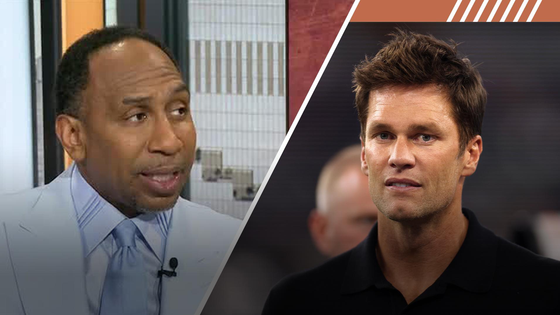 Why Stephen A. has no issue with Tom Brady in Raiders' booth