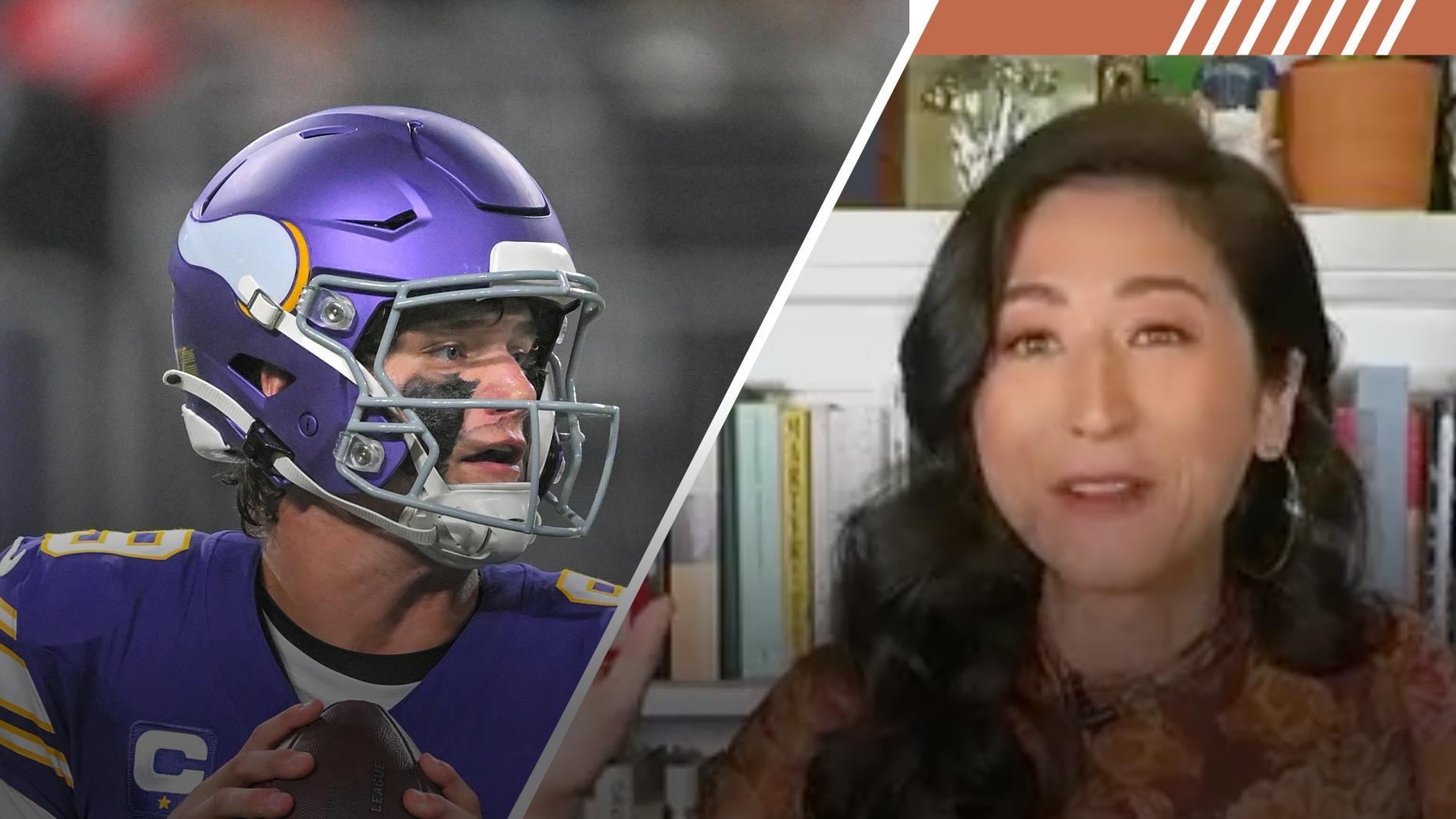 Orlovsky, Kimes get into it over J.J. McCarthy, Vikings on 'First Take'