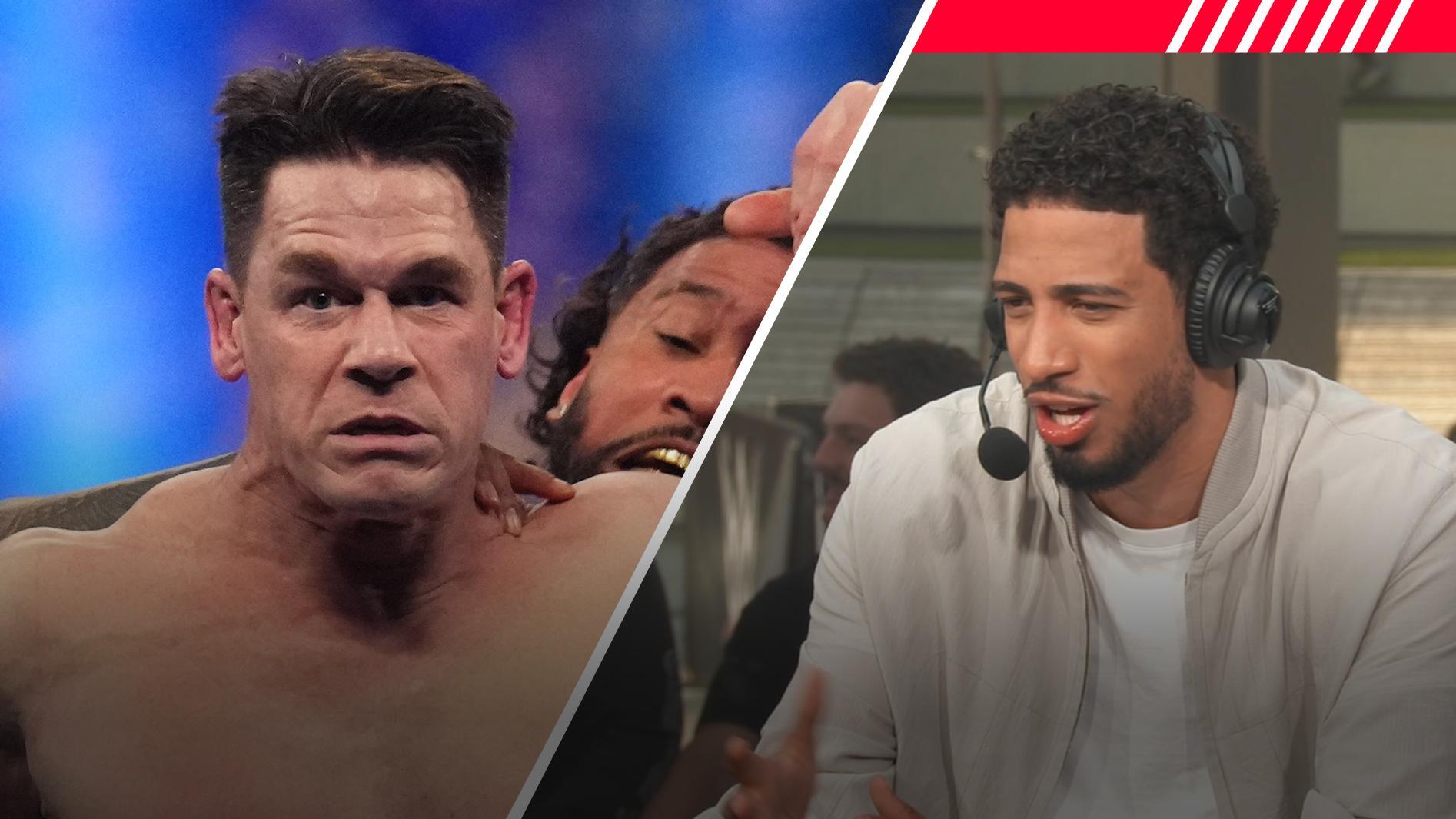 Does Tyrese Haliburton side with Cena or Lesnar?