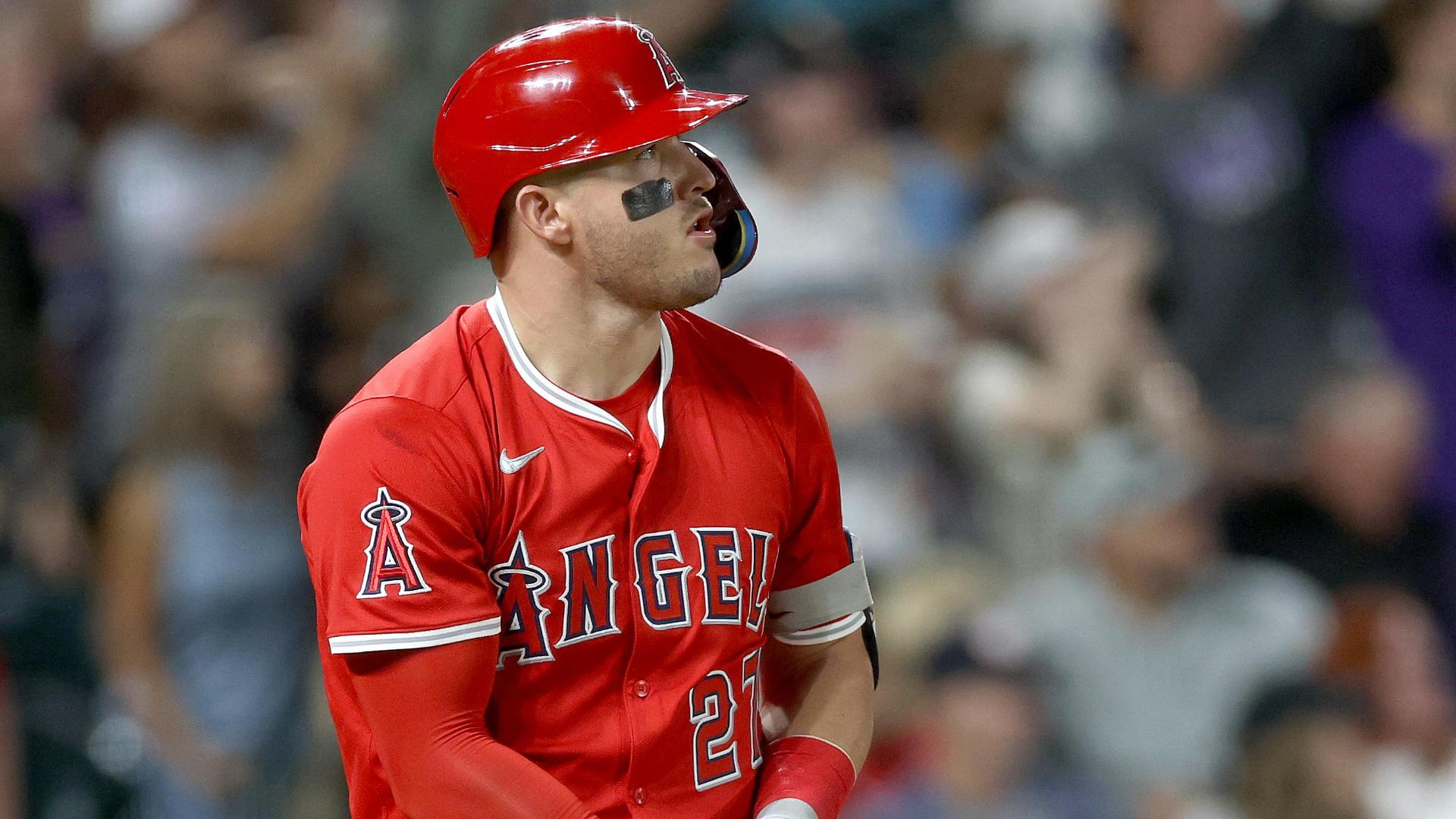 Mike Trout's 400th career HR goes 485 feet