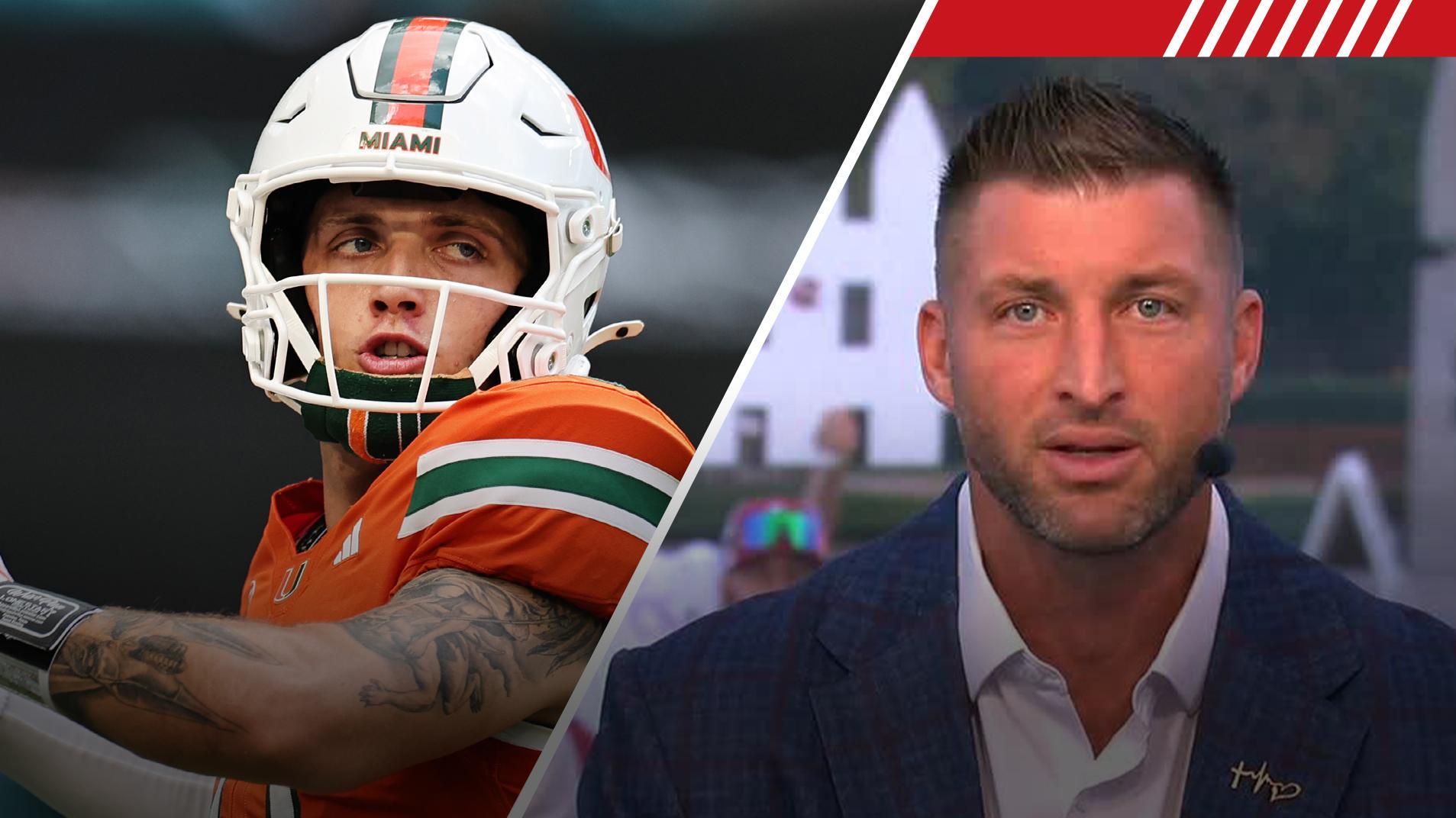 Tim Tebow: Carson Beck is playing at an elite level