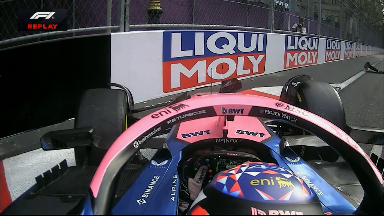 Third red flag in Q1 as Colapinto hits the wall in Baku