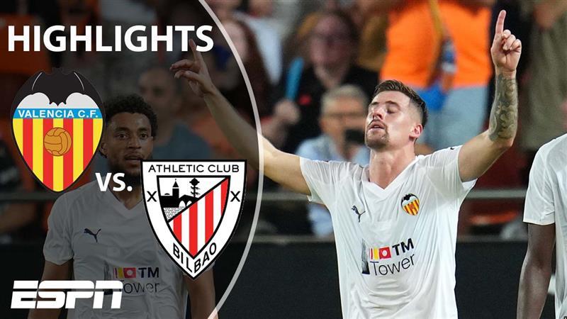 Valencia 2-0 Athletic Club, LaLiga Highlights: 10-man Bilbao beaten