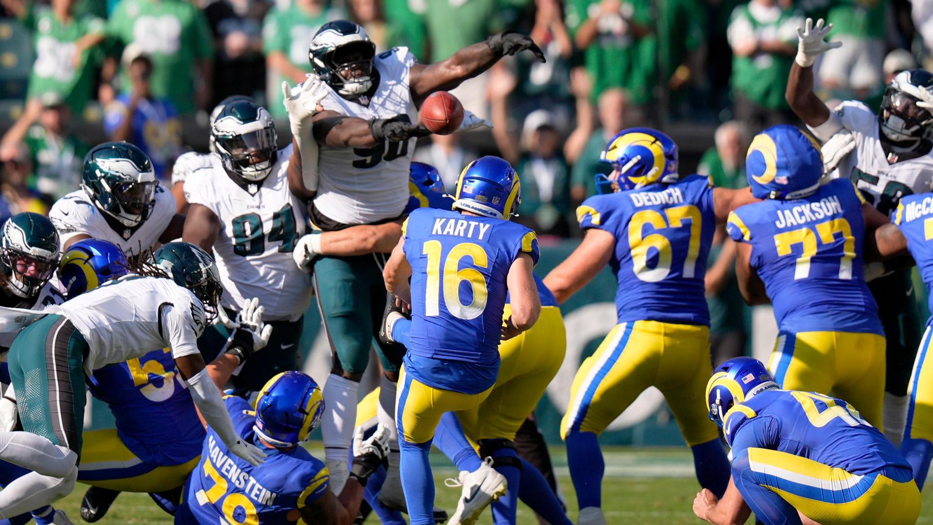 Eagles seal win on blocked FG