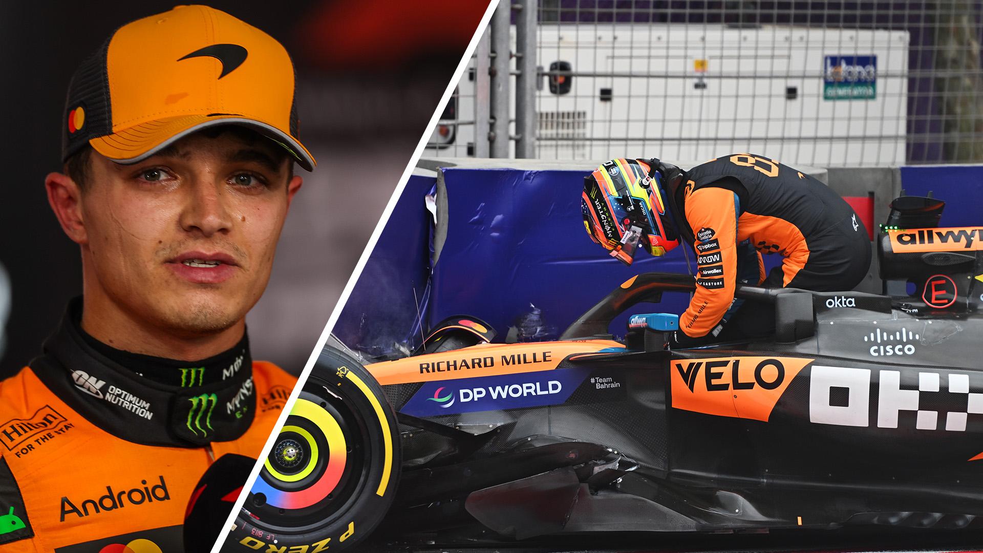 Did Norris crack under pressure following Piastri crash?