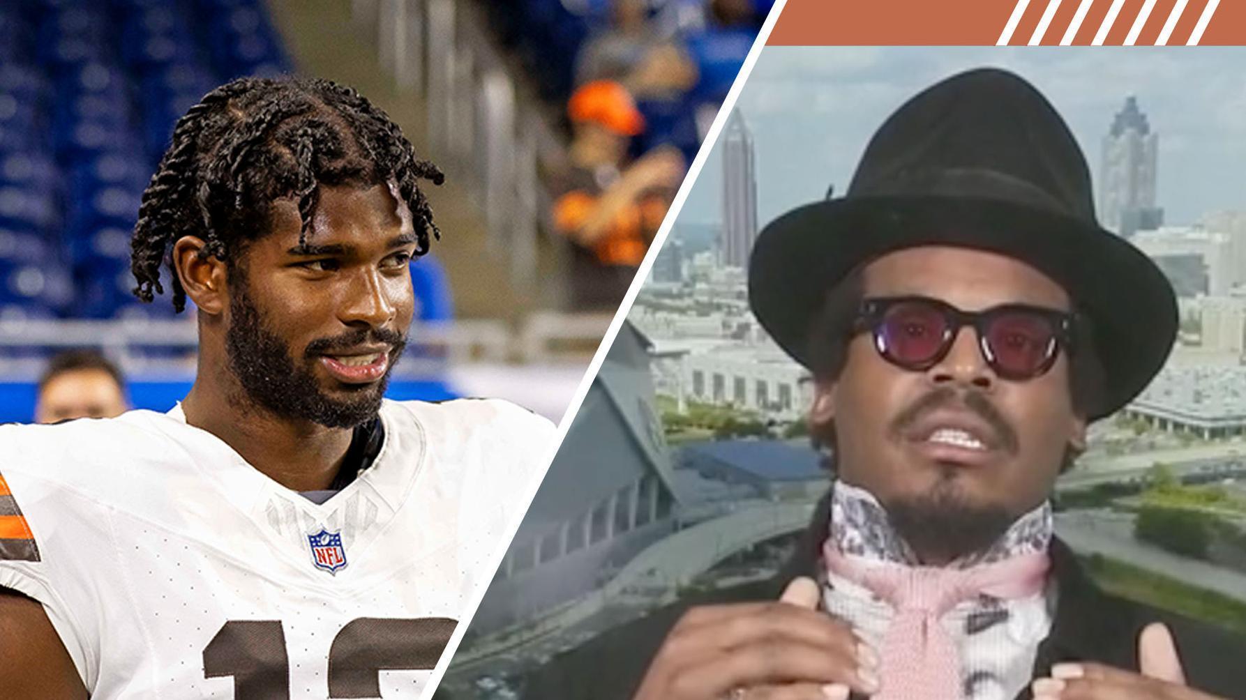 Cam Newton puzzled by Shedeur 'reality TV series' in Cleveland