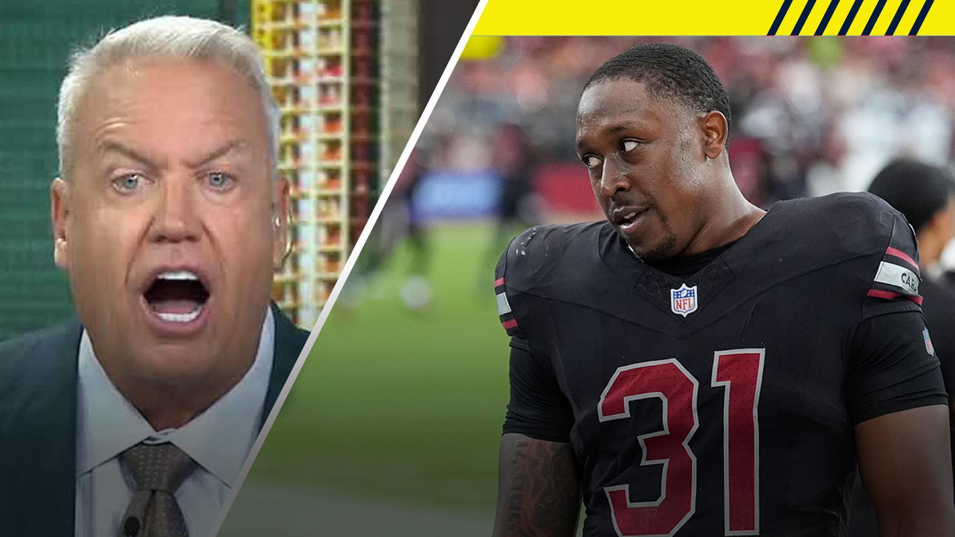 Rex blasts Emari Demercado: 'Get your butt in the end zone!'