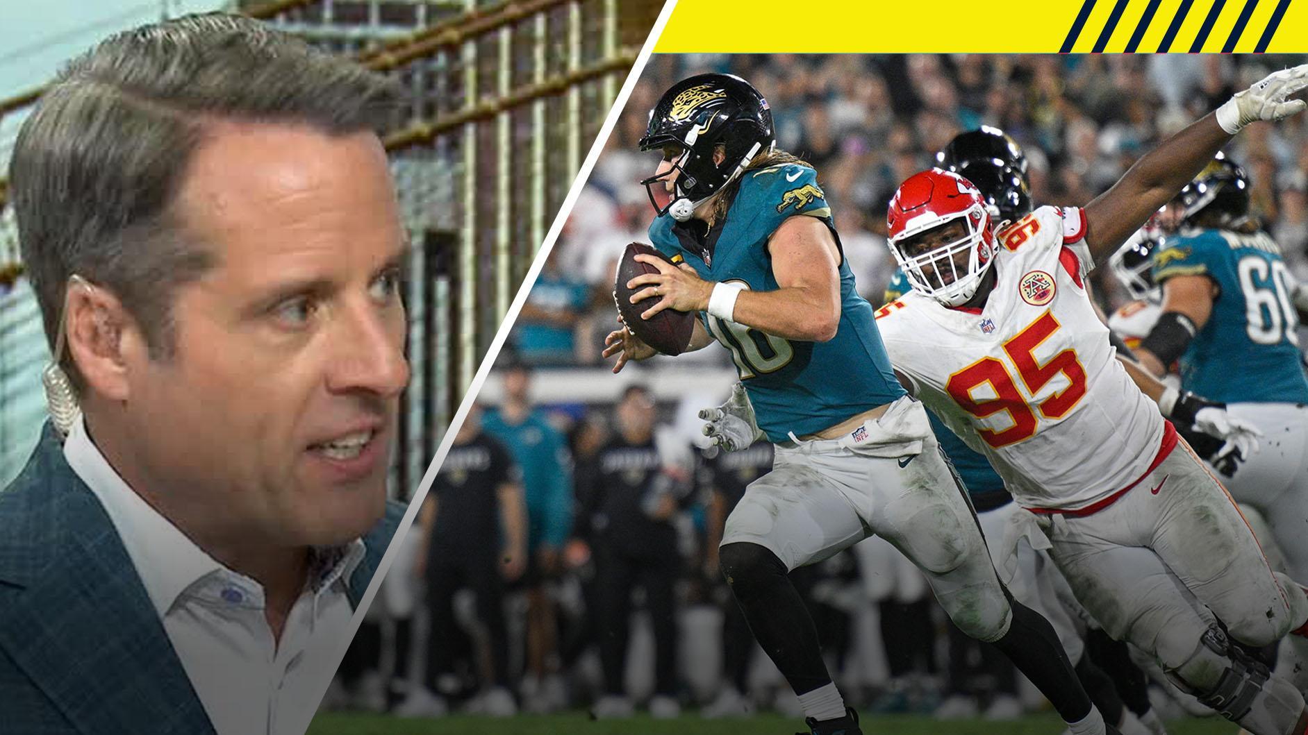 Should Chris Jones' effort be questioned on Trevor Lawrence's TD run?