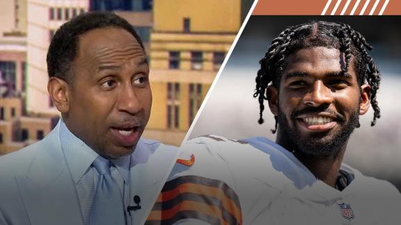 When Stephen A. expects Shedeur Sanders to start for the Browns