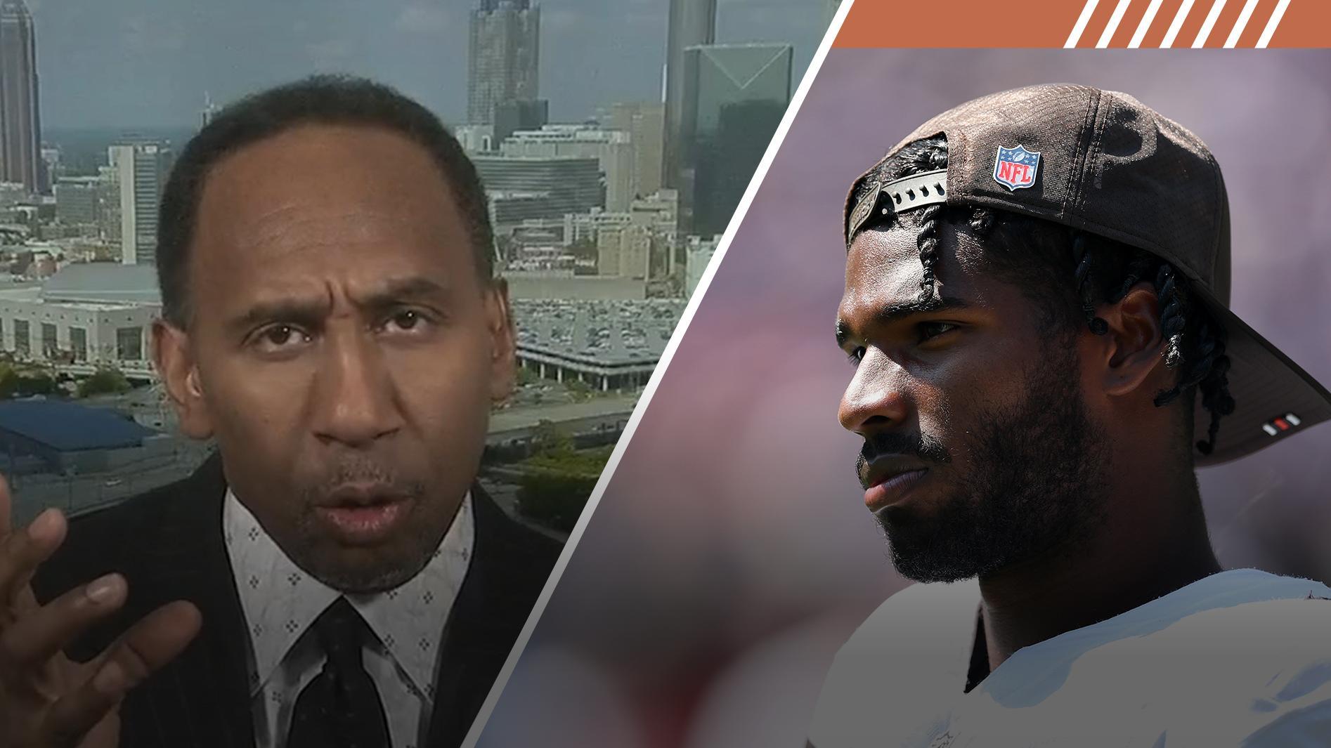 Stephen A. can't believe the Browns won't name Shedeur Sanders as backup QB