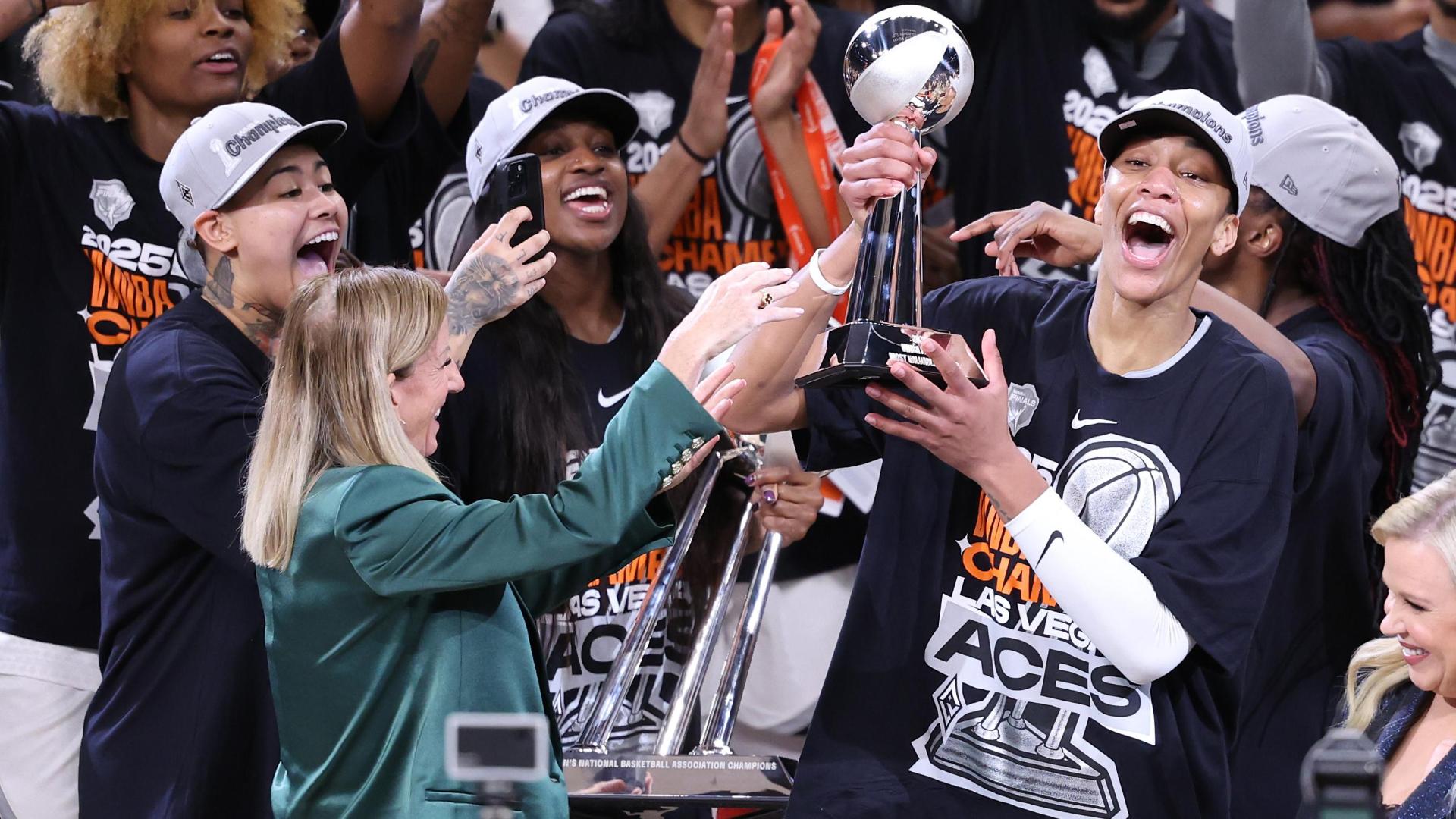 Aces sweep Mercury to win third WNBA title in four years