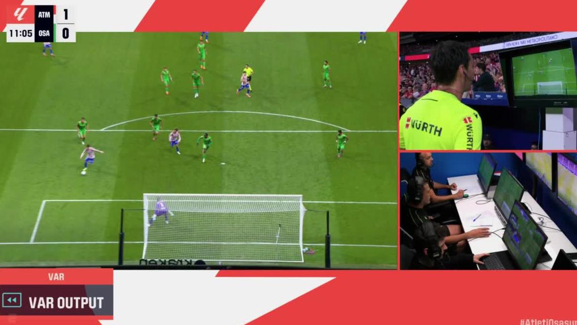 Álex Baena's opener get overruled after VAR check