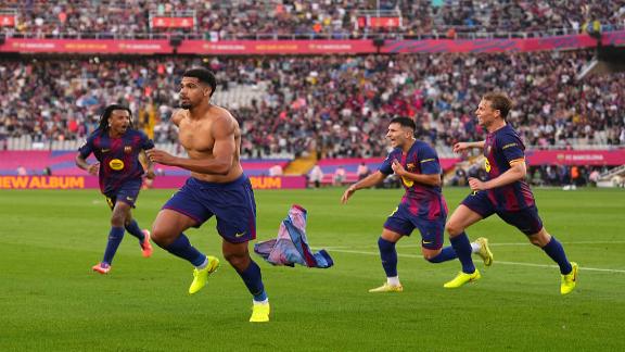 Araújo 93rd-Minute Winner Sends Barcelona Top