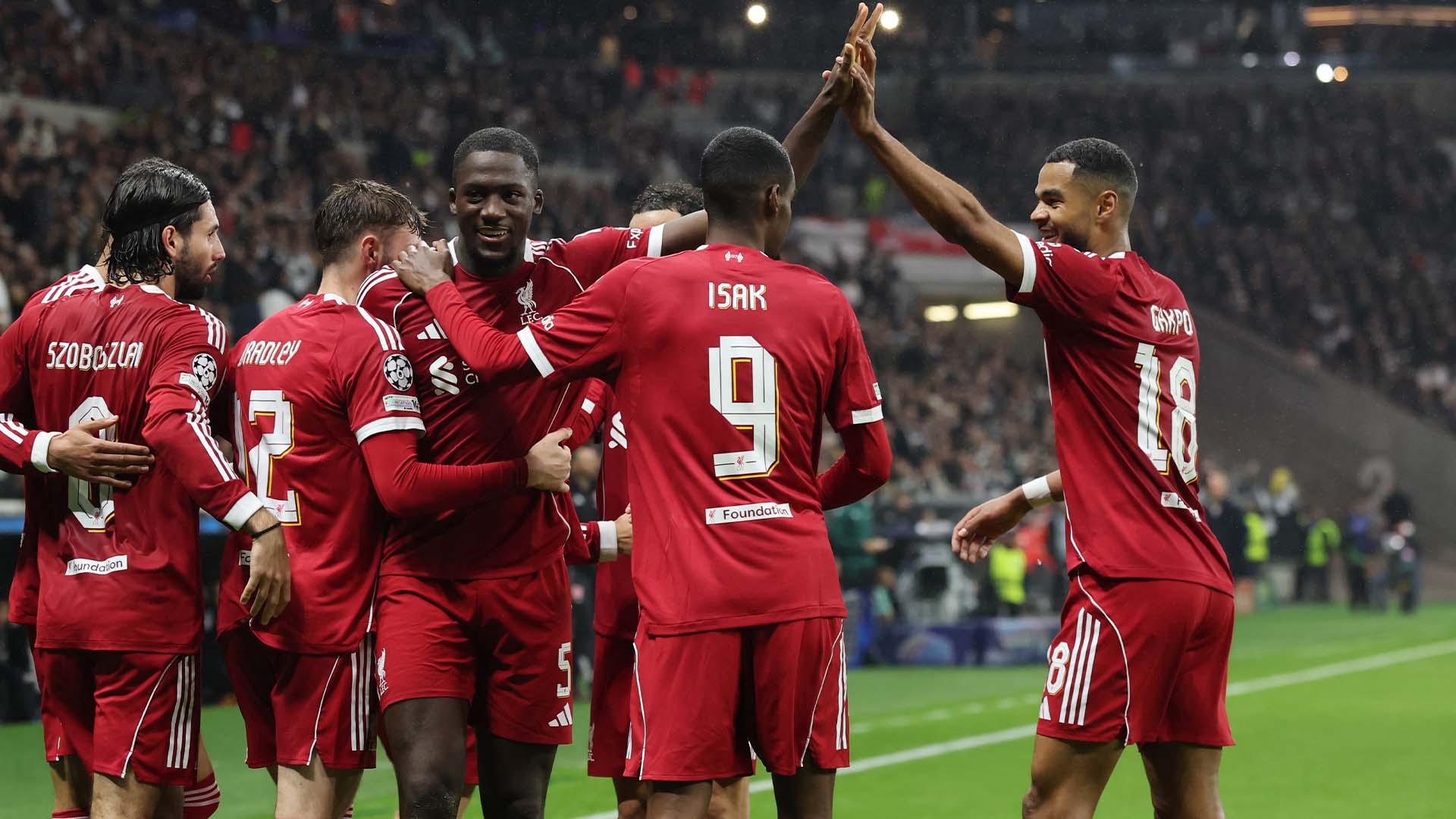 Liverpool Warudi Kwa Kasi UEFA: Alama za Wachezaji baada ya Kuichapa Frankfurt 5-1 | Szoboszlai Ametisha! | sportsleo.co.tz