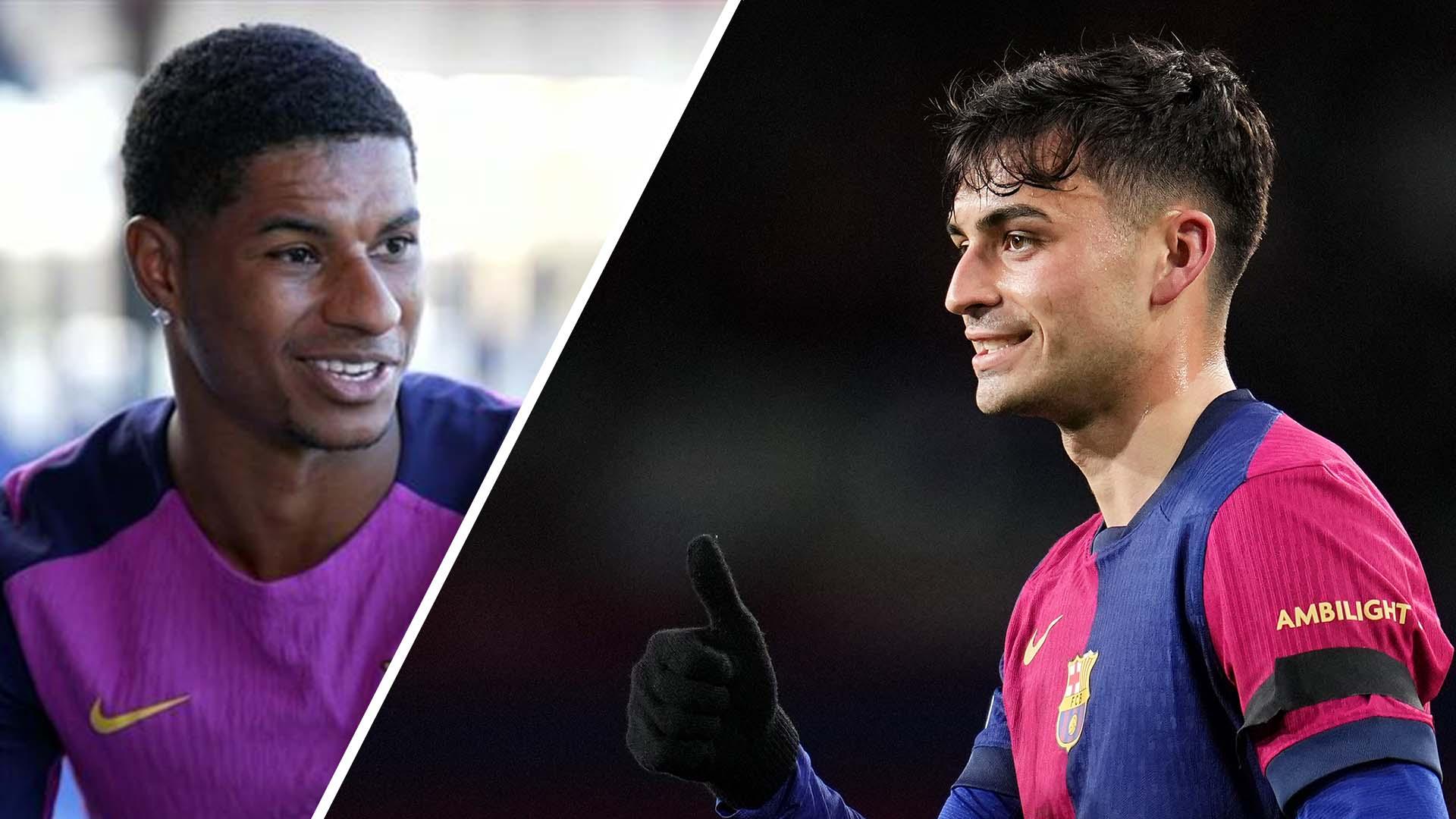Rashford impressed by 'unbelievable' Pedri since move to Barcelona