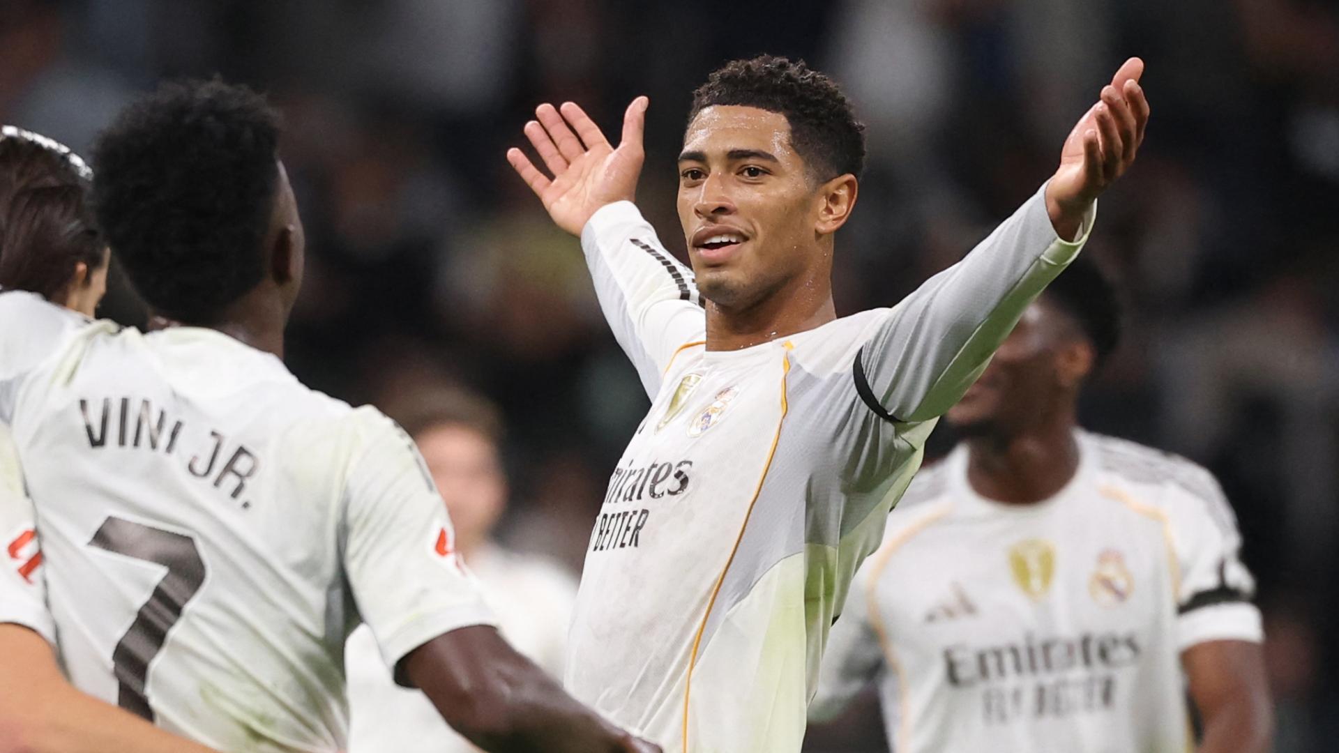 Jude Bellingham gets in the scoresheet to put Real Madrid 3-0 up