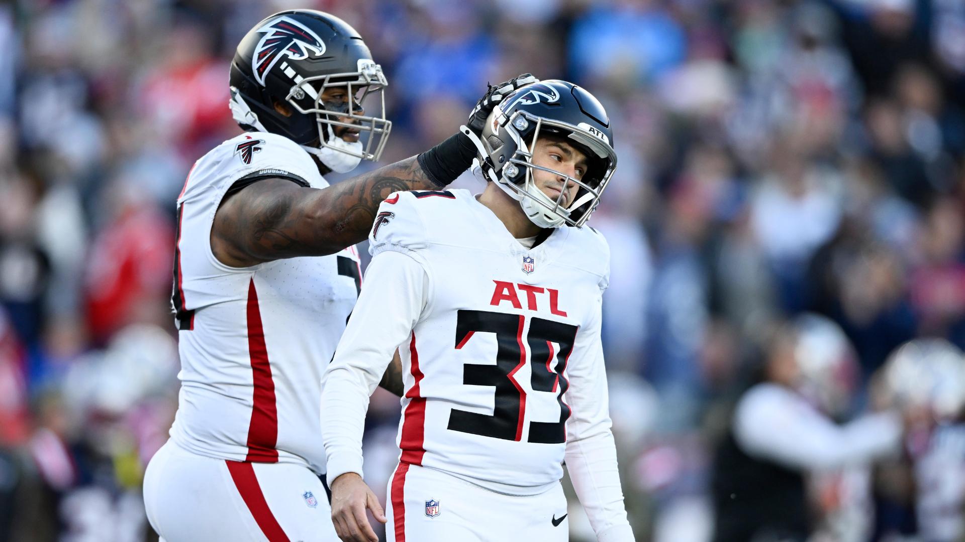 Drake London gets Falcons TD but game-tying extra point is no good