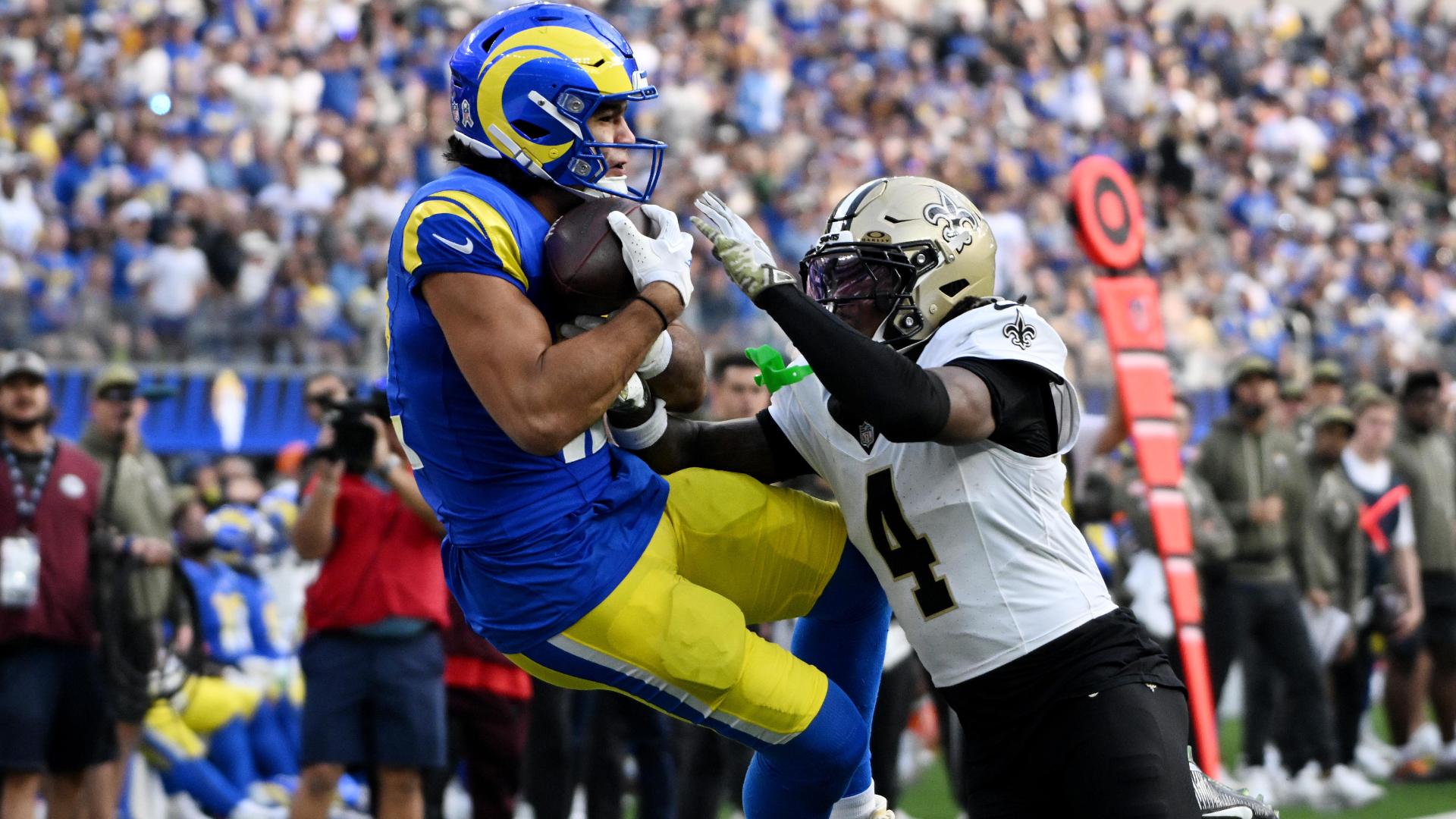 Matthew Stafford dials deep to Puka Nacua for a Rams TD