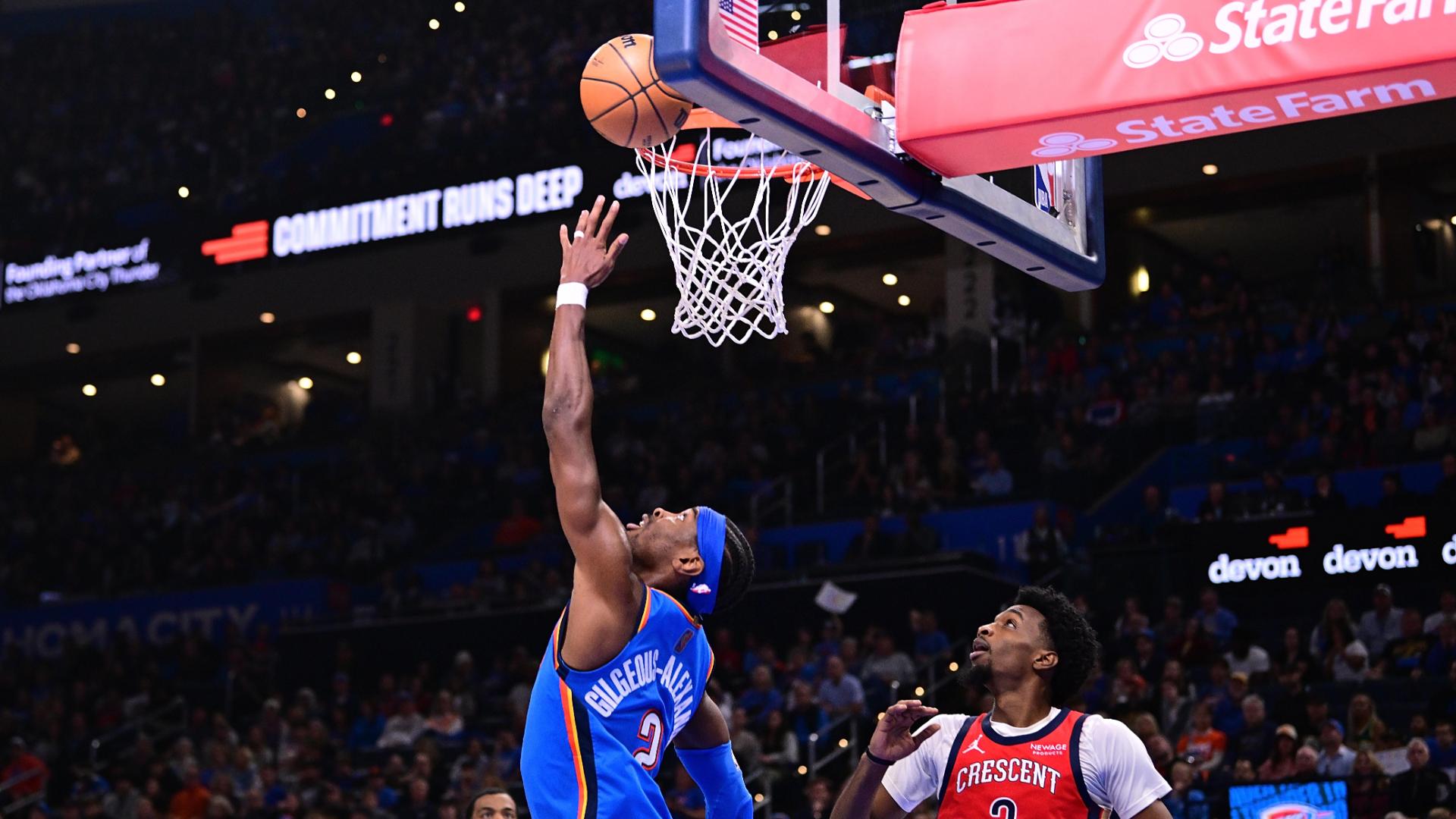 SGA ties Oscar Robertson with his 79th straight game of 20-plus points