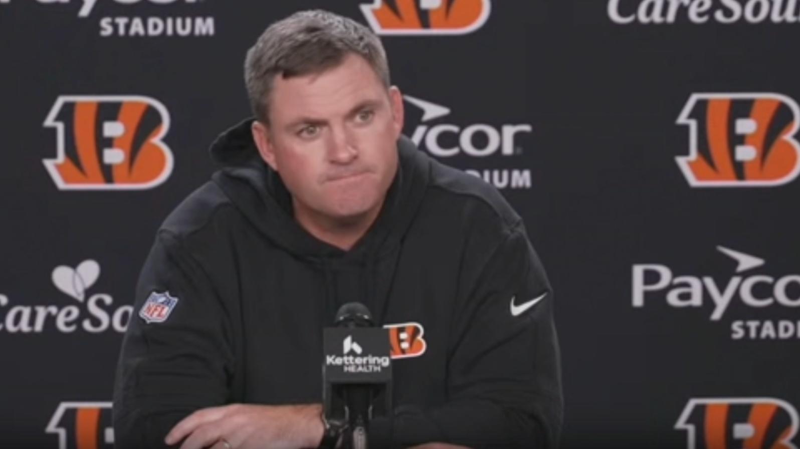 Zac Taylor on Chase Brown's comments: 'won't happen again'