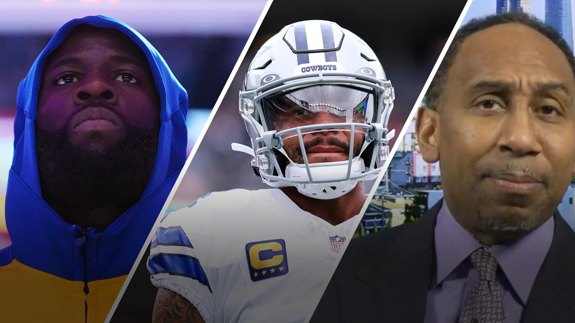 Stephen A.: 'Draymond Green went a bit far' calling Dak a bum